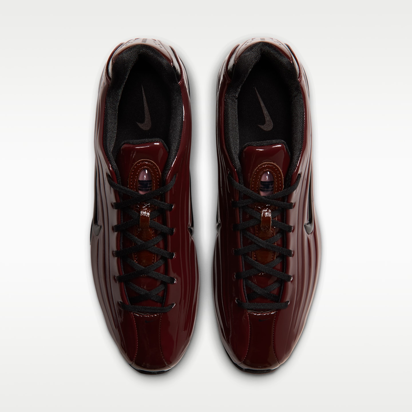 Женские кроссовки Nike Shox Z Patent Leather, цвет: Чёрный — фото 4