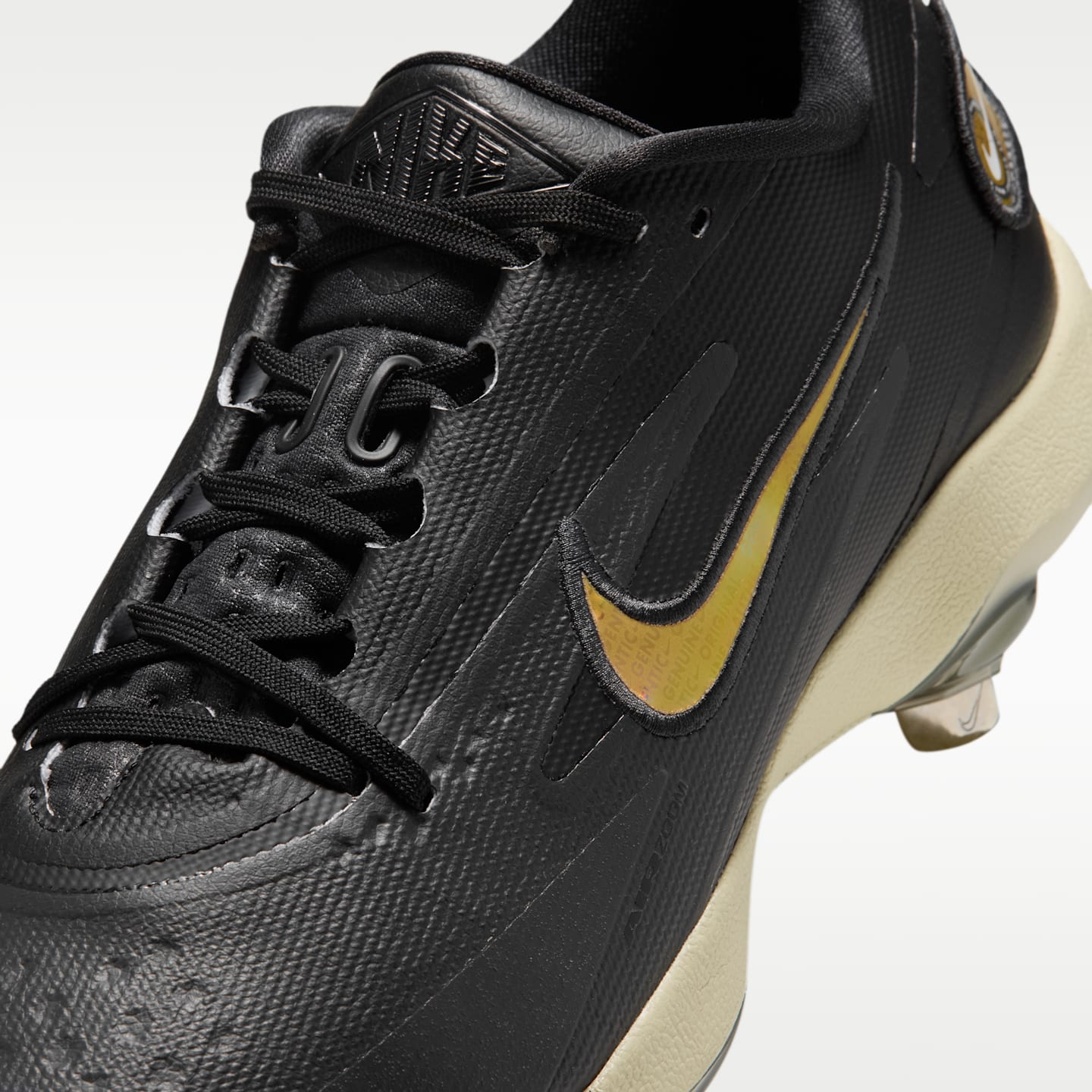 Бутсы Nike Diamond Standout MTL Baseball Cleats, цвет: Чёрный / Светлый хаки — фото 8