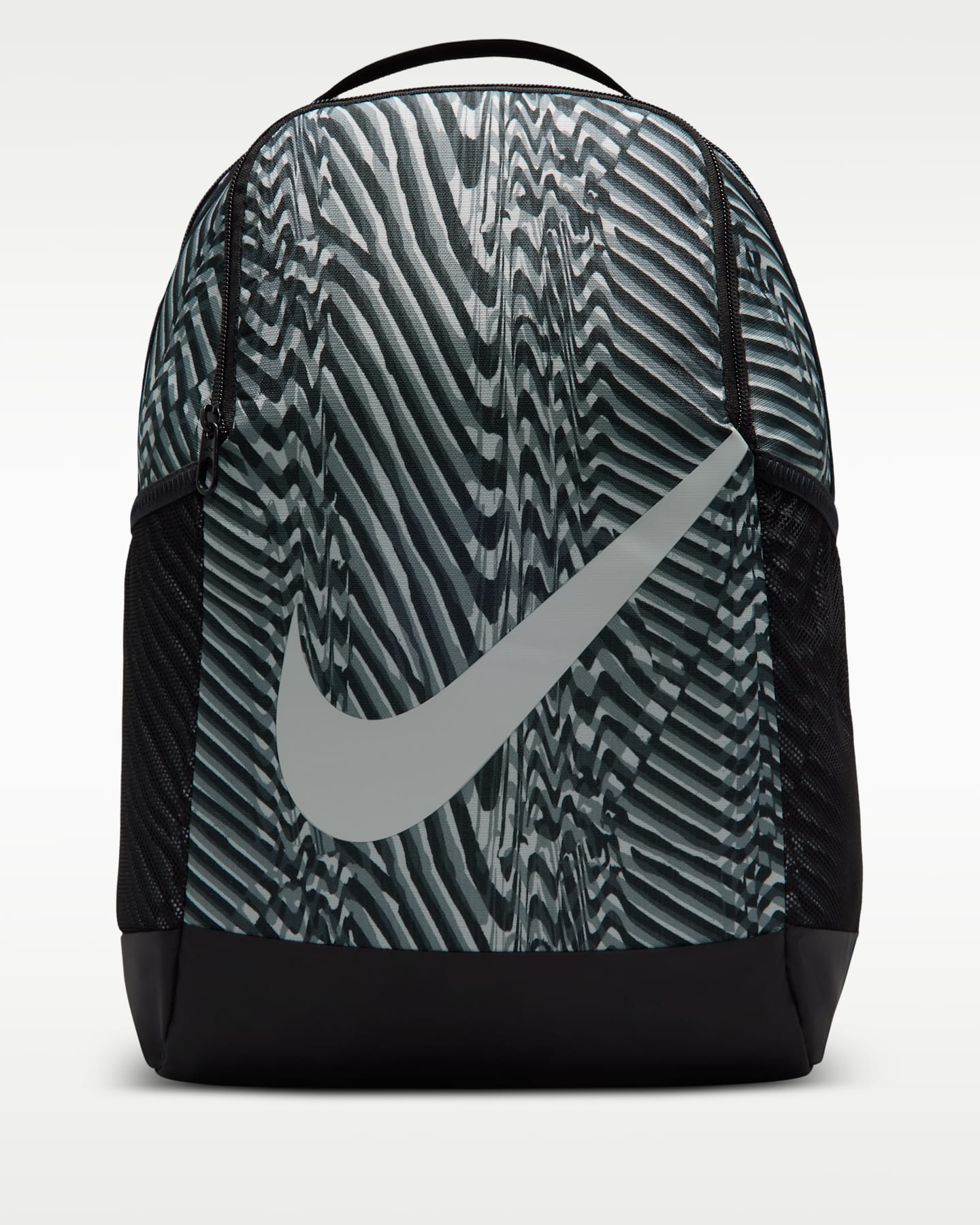 Рюкзак Nike Brasilia (18L) для детей, цвет: Чёрный / Серый — фото 9