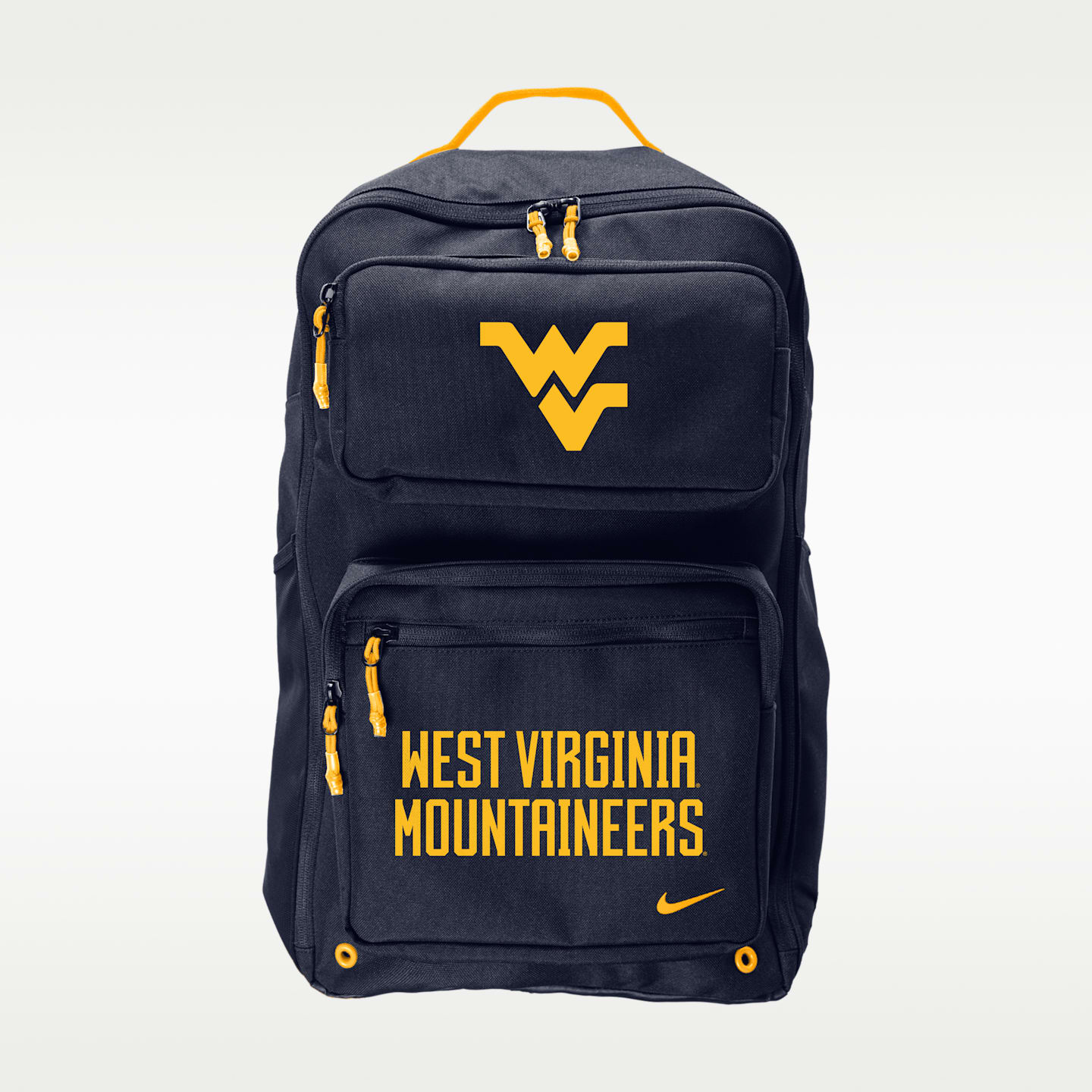 Рюкзак Nike West Virginia Mountaineers Utility Speed 2.0, цвет: Тёмно-синий — фото 1