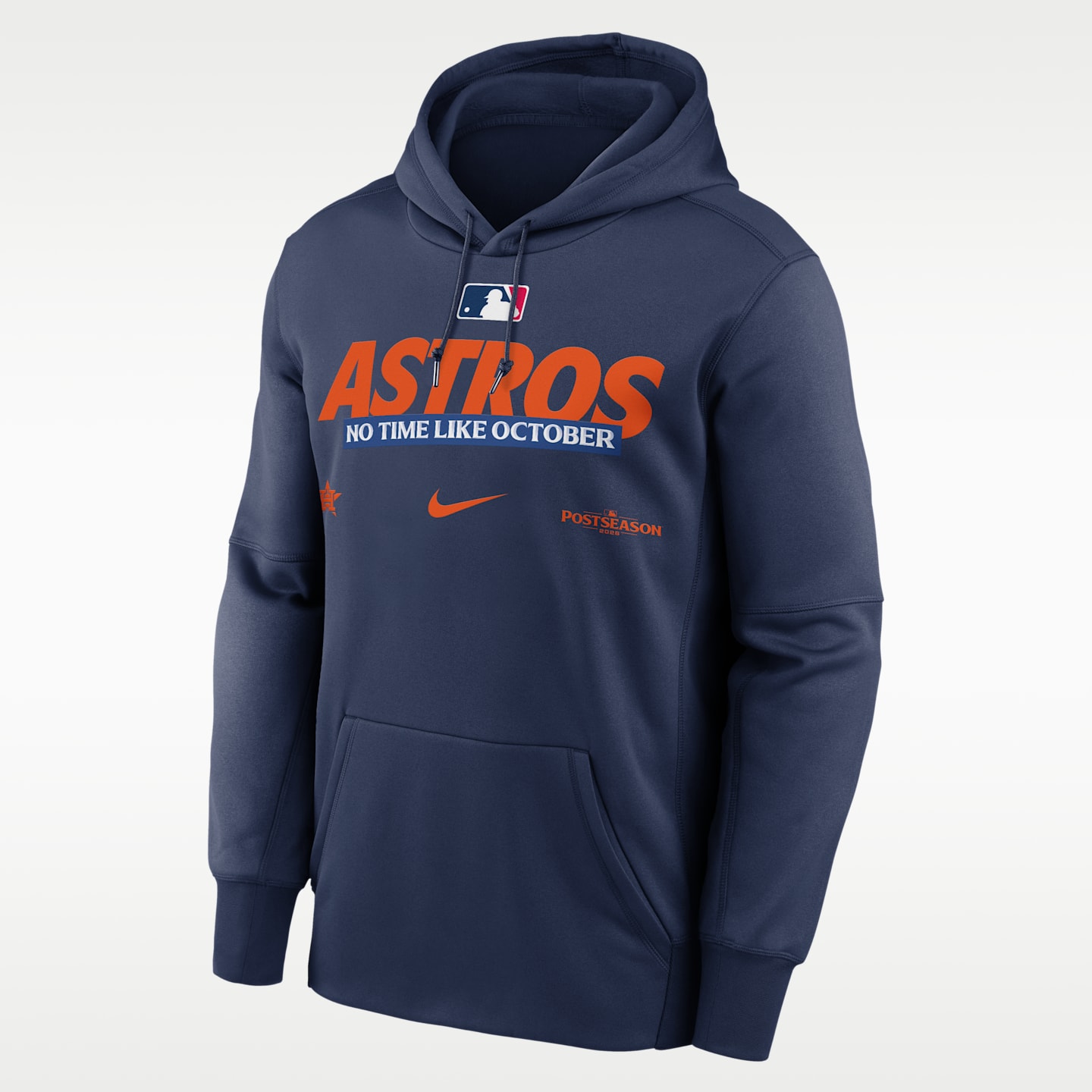 Мужское худи Nike Houston Astros 2026 Postseason Authentic Collection Therma-FIT MLB, цвет: Тёмно-синий — фото 1