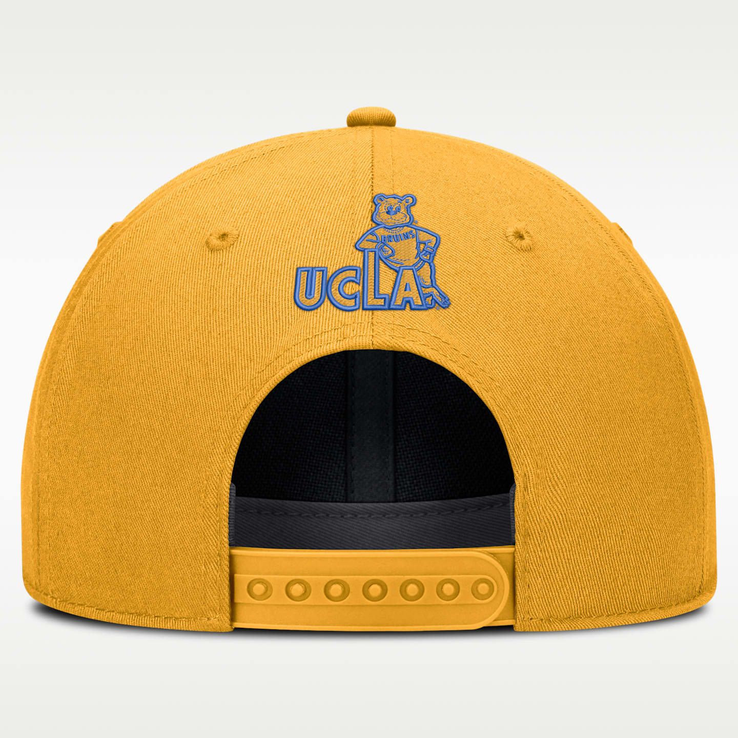 Мужская регулируемая кепка Nike Ucla Legacy Letter & Location Rise A-Frame Dri-FIT, цвет: Золотой — фото 2