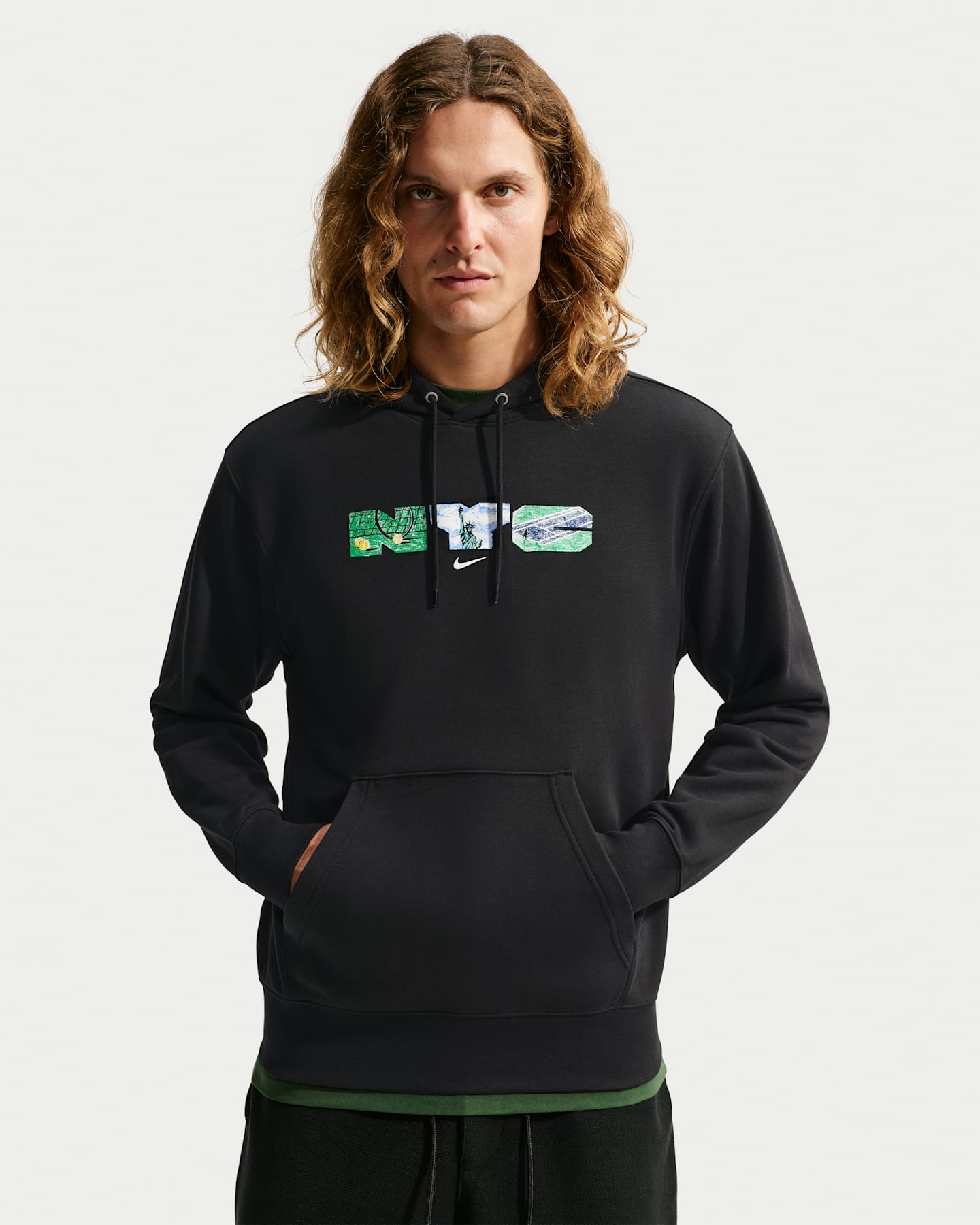 Худи NikeCourt, цвет: Чёрный — фото 6