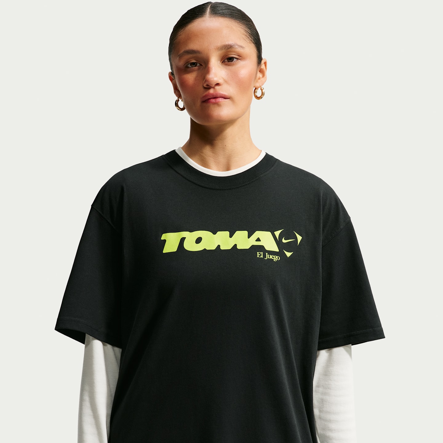Футбольная футболка Nike Toma, цвет: Чёрный — фото 2