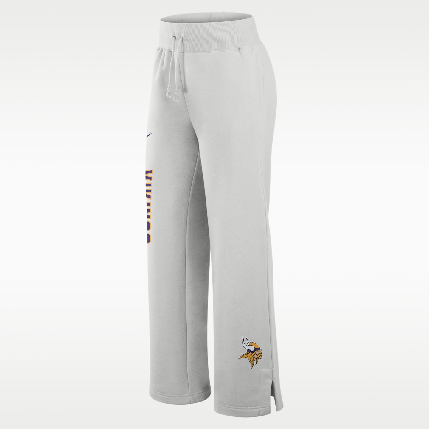 Женские широкие спортивные брюки Nike NFL Minnesota Vikings Primetime Phoenix, цвет: Серый — фото 1