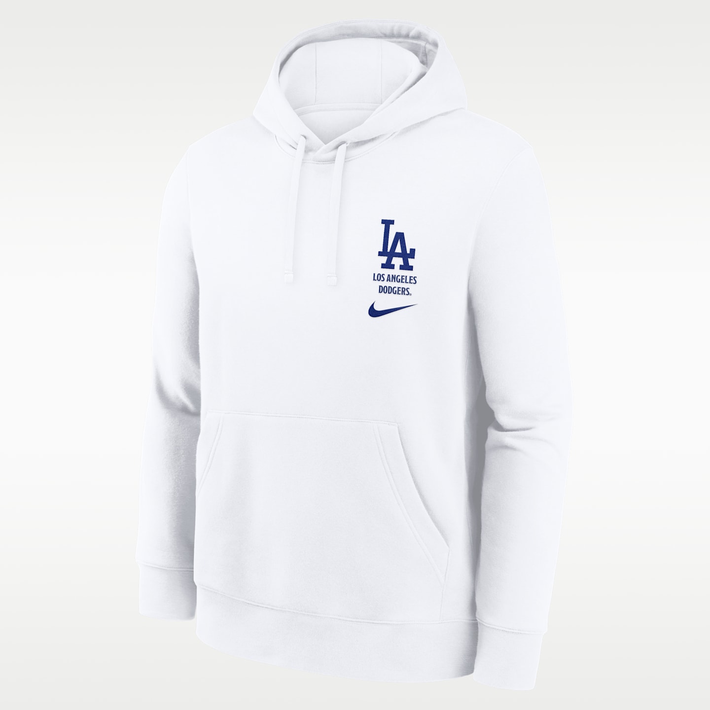Мужское худи Nike MLB Los Angeles Dodgers Minimal Club, цвет: Белый — фото 1
