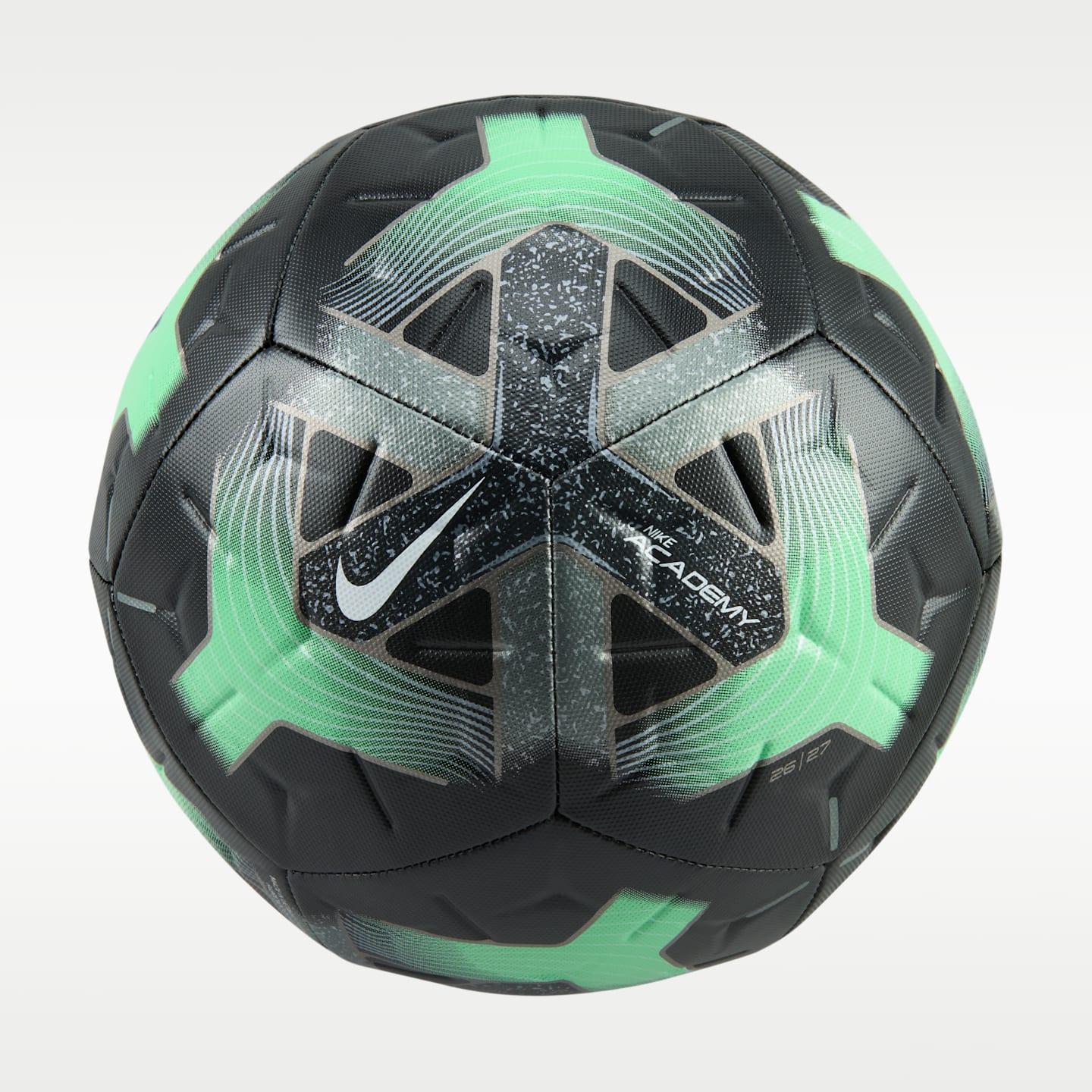 Мяч Nike Academy Soccer Ball, цвет: Чёрный / Зелёный — фото 1
