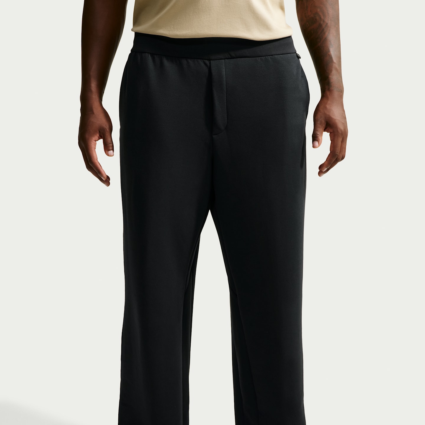 Мужские прямые брюки Nike 24.7 ImpossiblySoft Dri-FIT, цвет: Чёрный / Серый — фото 7