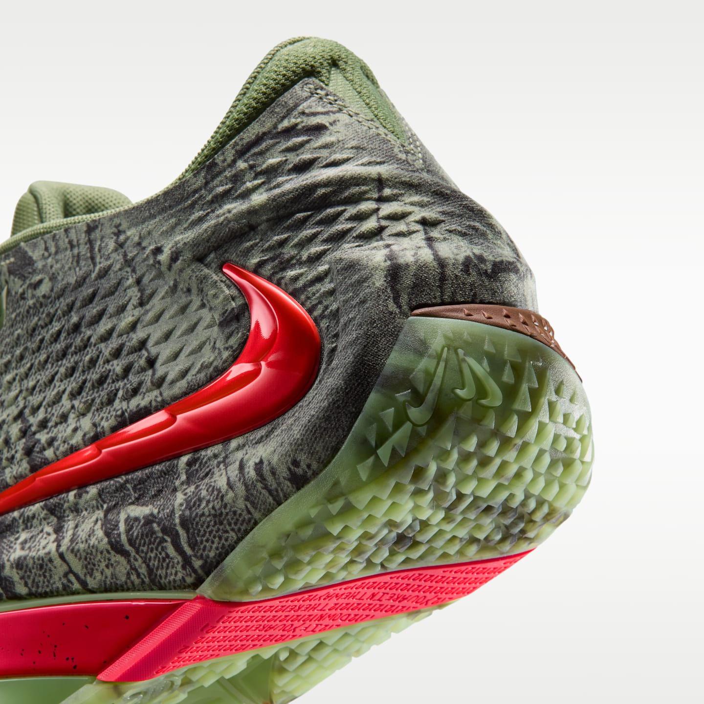Мужские кроссовки Nike Ja 4 "Zombie" Basketball, цвет: Зелёный / Светлый лимонный — фото 8