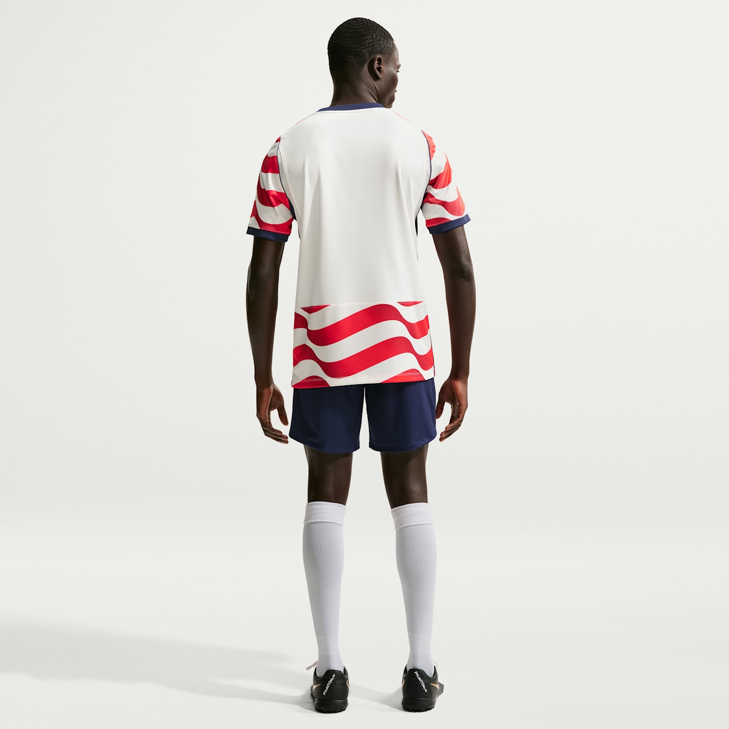 Мужской топ Nike Uswnt 2026 Stadium Home Dri-FIT Soccer Replica Jersey, цвет: Молочный / Тёмно-синий — фото 5