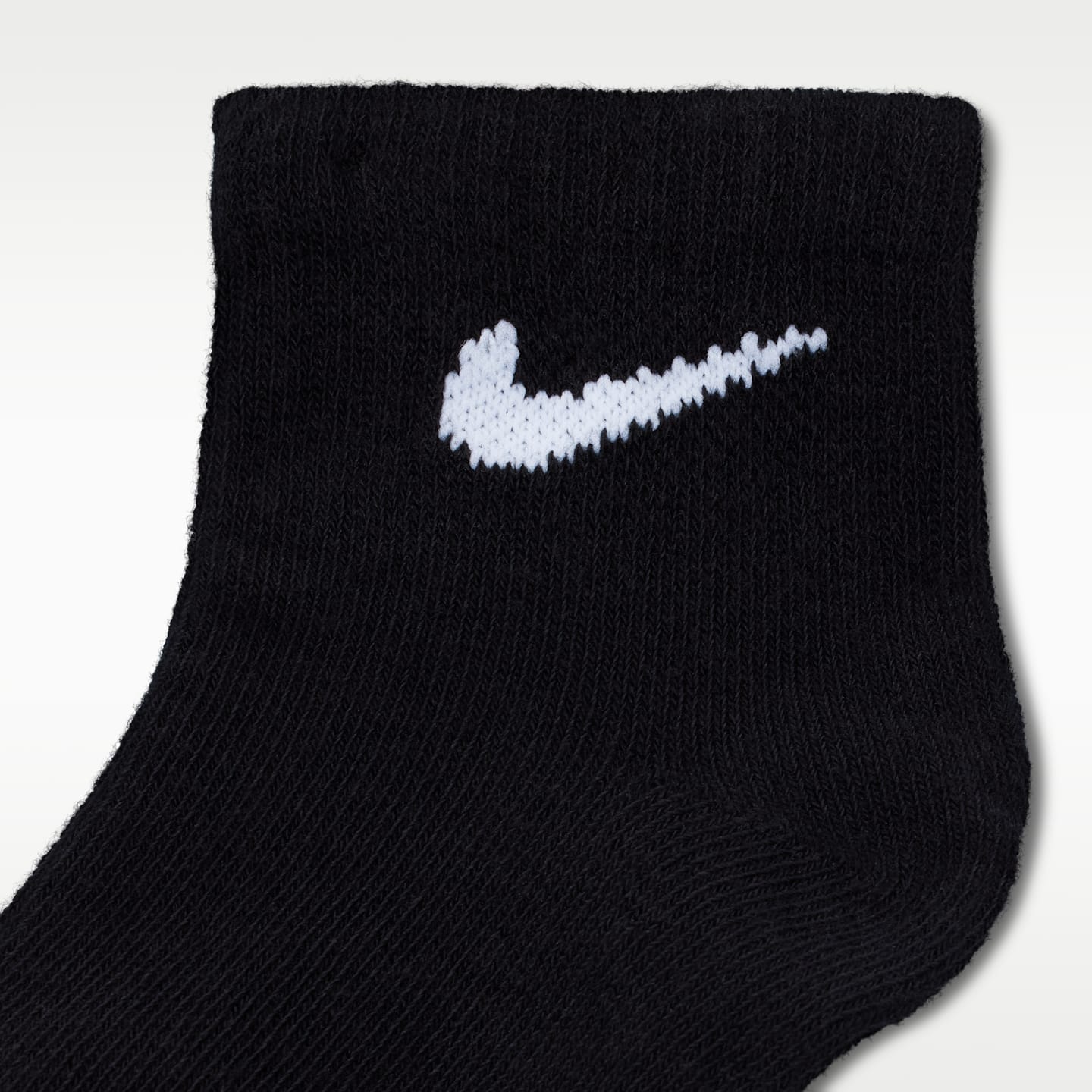 Носки Swoosh для детей, низкие, 6 шт. — Nike, цвет: Чёрный — фото 3
