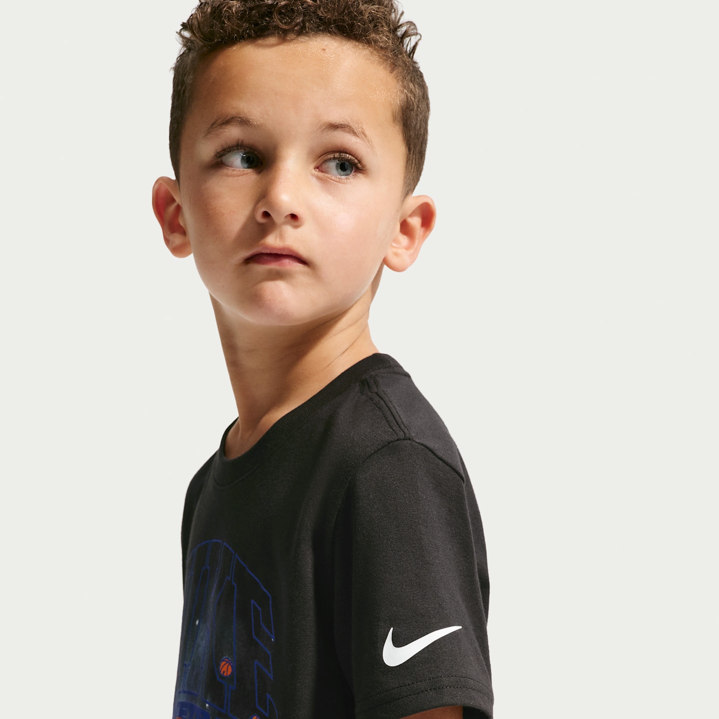 Детская футболка Nike Planet Bball, цвет: Чёрный — фото 2