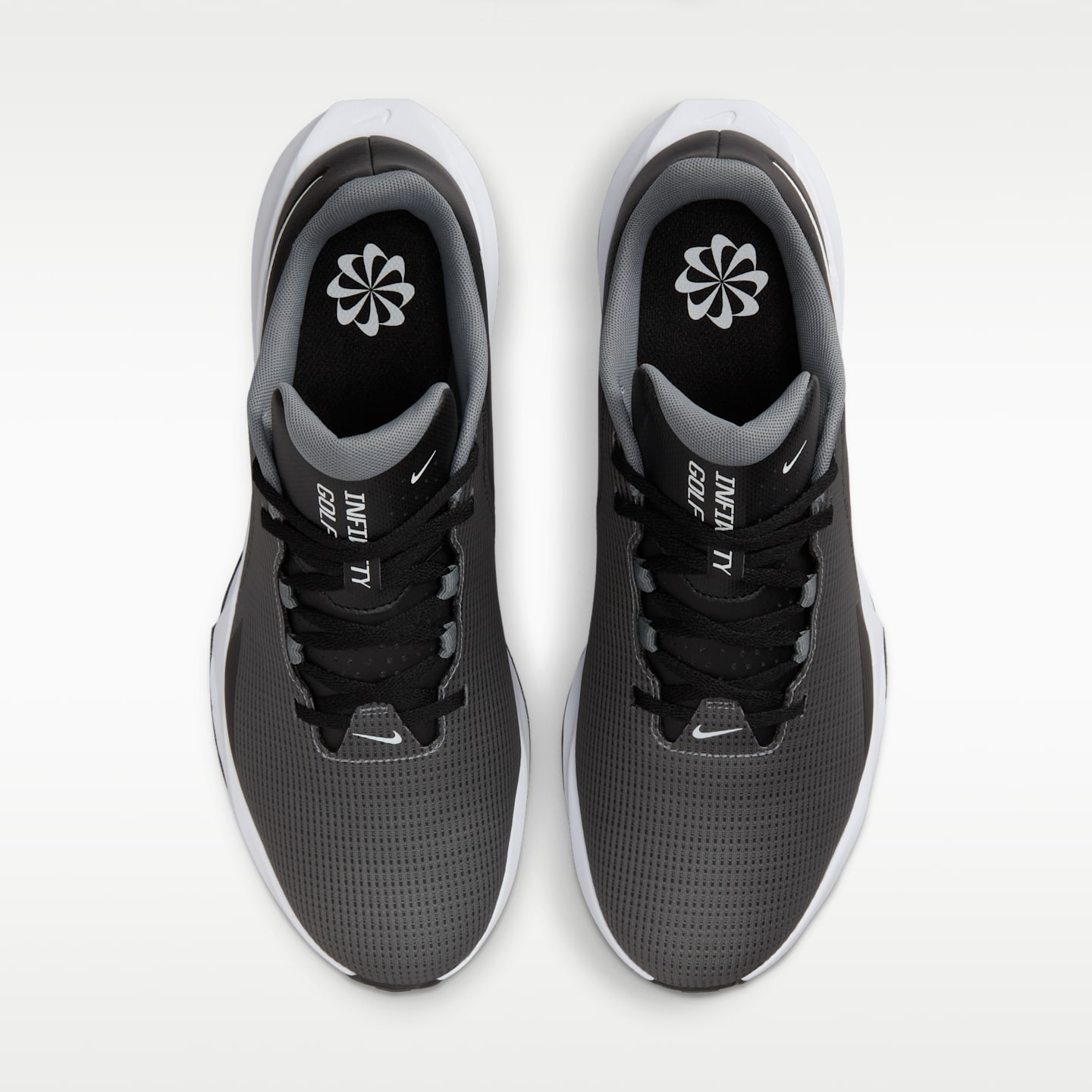Женские кроссовки Nike Infinity G NN Golf Shoes (Wide), цвет: Чёрный / Дымчатый серый — фото 4