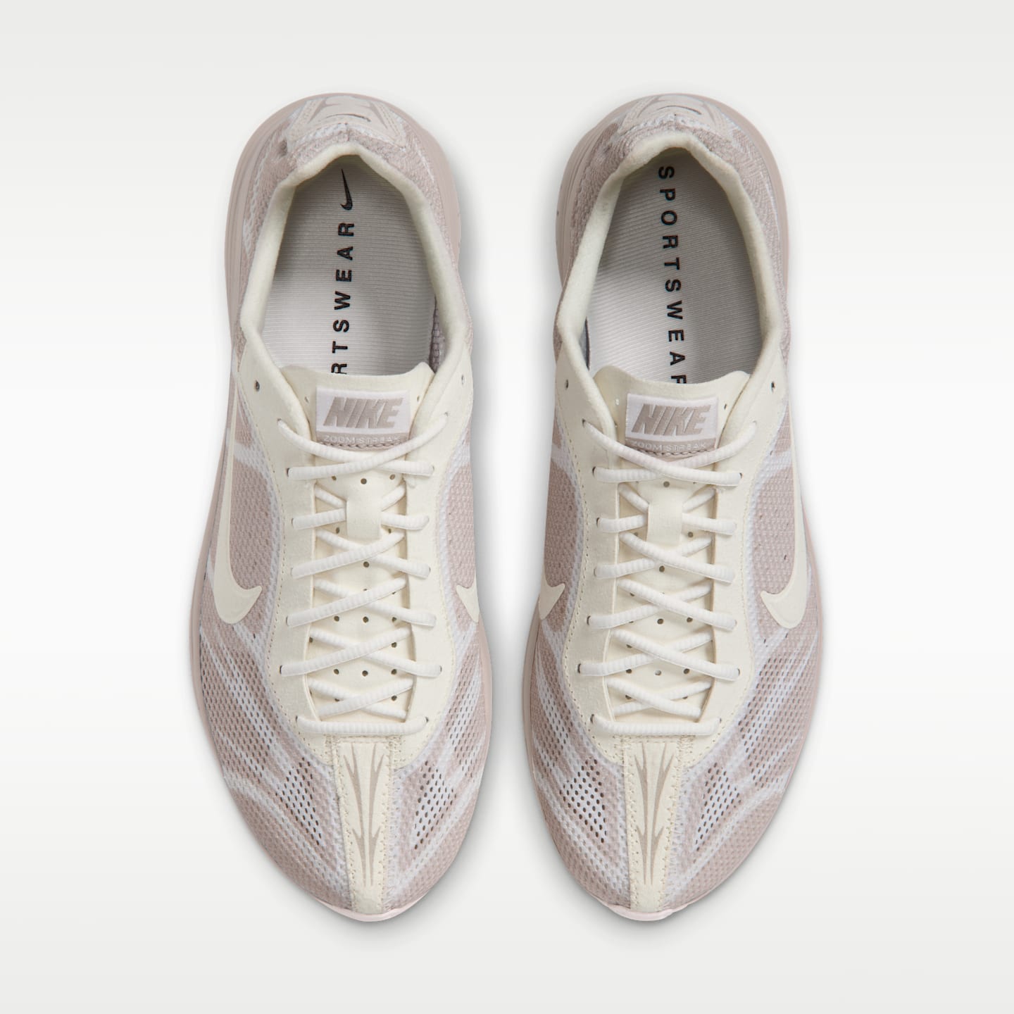 Женские кроссовки Nike Zoom Streak 3 Shoes, цвет: Кремовый / Молочный — фото 4
