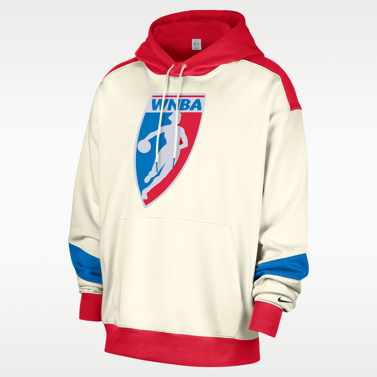 Женские худи WNBA Legends Nike Basketball Jersey Fleece Pullover, цвет: Молочный / Красный — фото 1