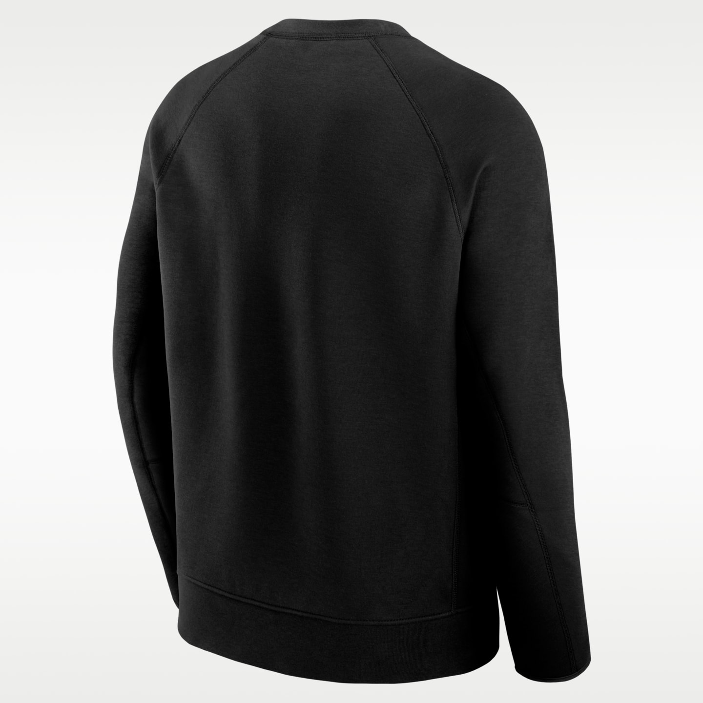 Мужской флисовый свитшот Nike North Carolina Tech Fleece, цвет: Чёрный — фото 2