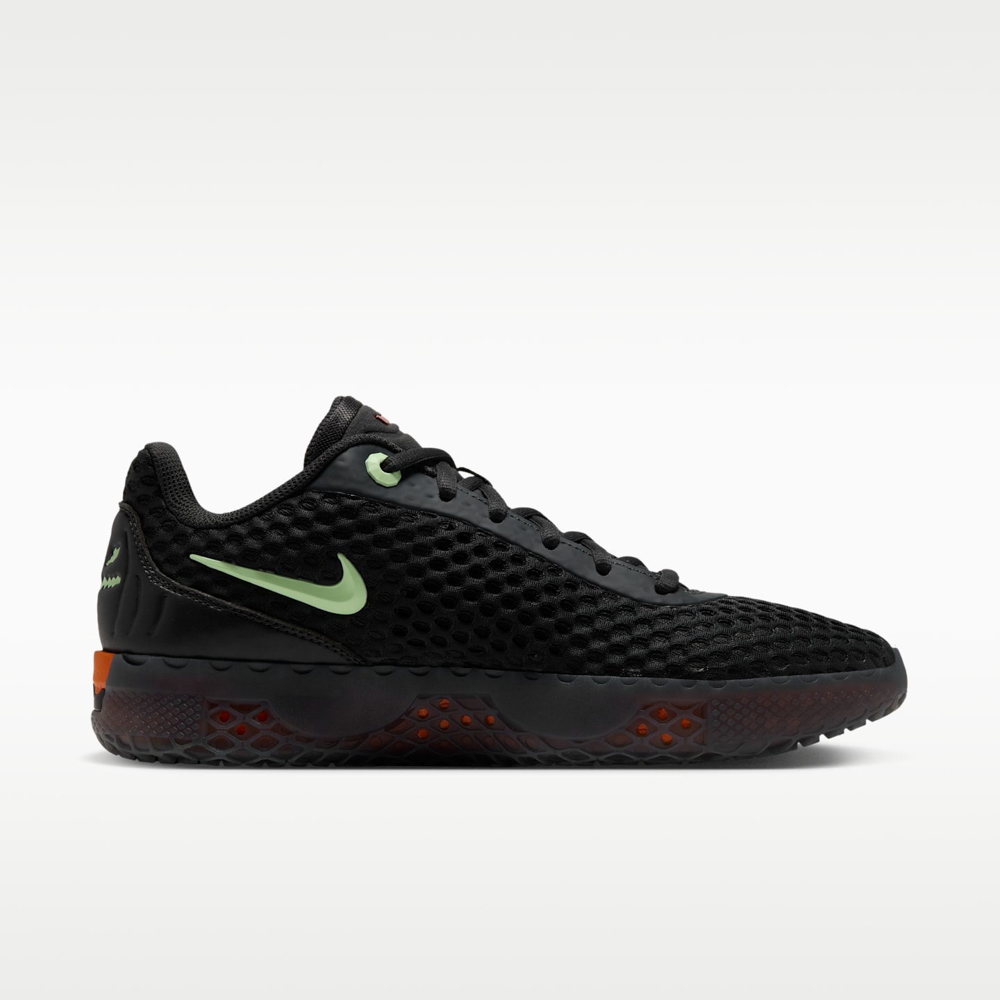 Мужские кроссовки Nike LeBron Witness X "Halloween" Basketball, цвет: Серый / Железный серый — фото 3