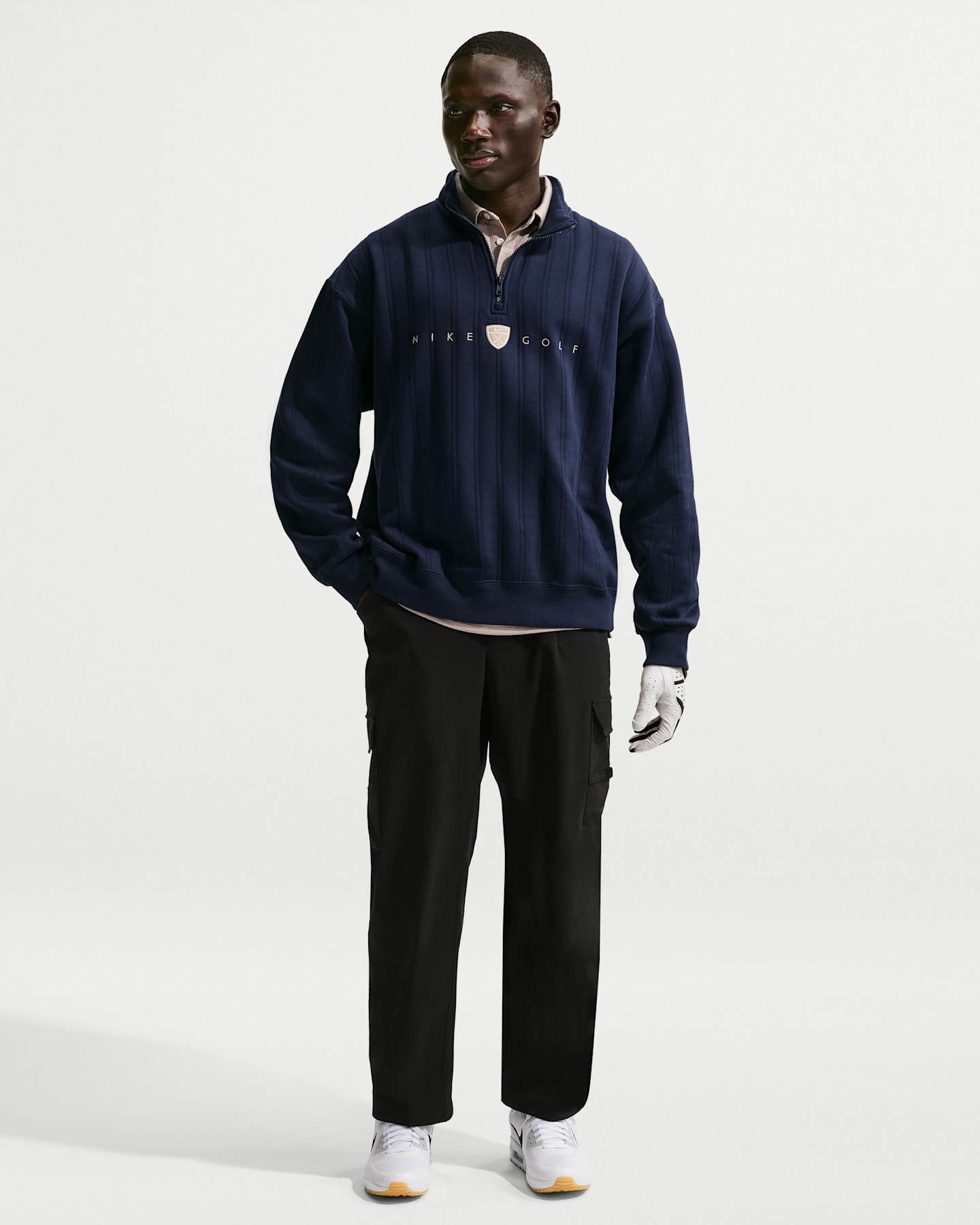 Мужские брюки для гольфа Nike Fairway Fresh Dri-FIT свободного кроя, цвет: Чёрный — фото 8