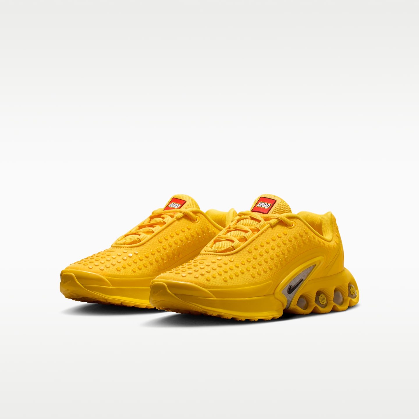 Детские кроссовки Nike Air Max Dn x LEGO® Collection, цвет: Жёлтый / Кислотно-жёлтый — фото 5