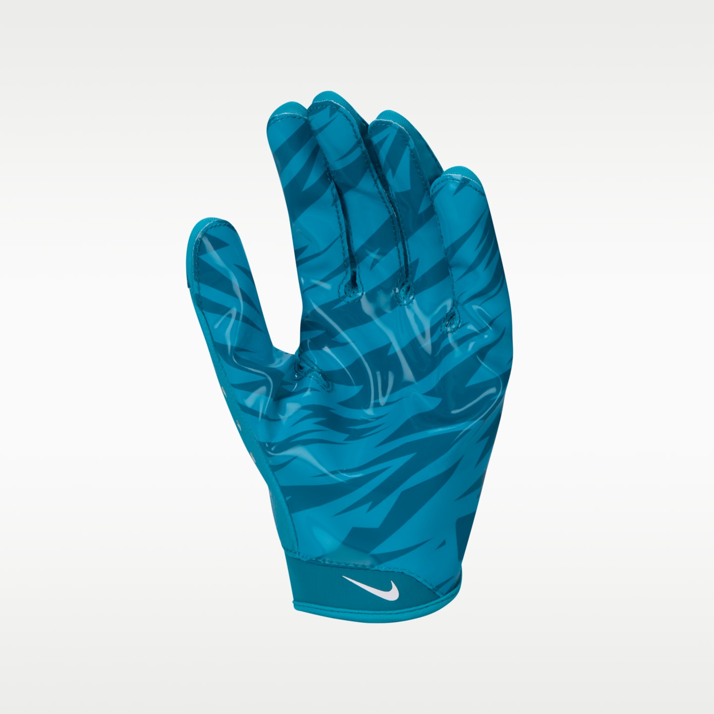 Женские перчатки для американского футбола Nike Vapor Jet 9.0, 1 пара, цвет: Аквамариновый / Белый — фото 2
