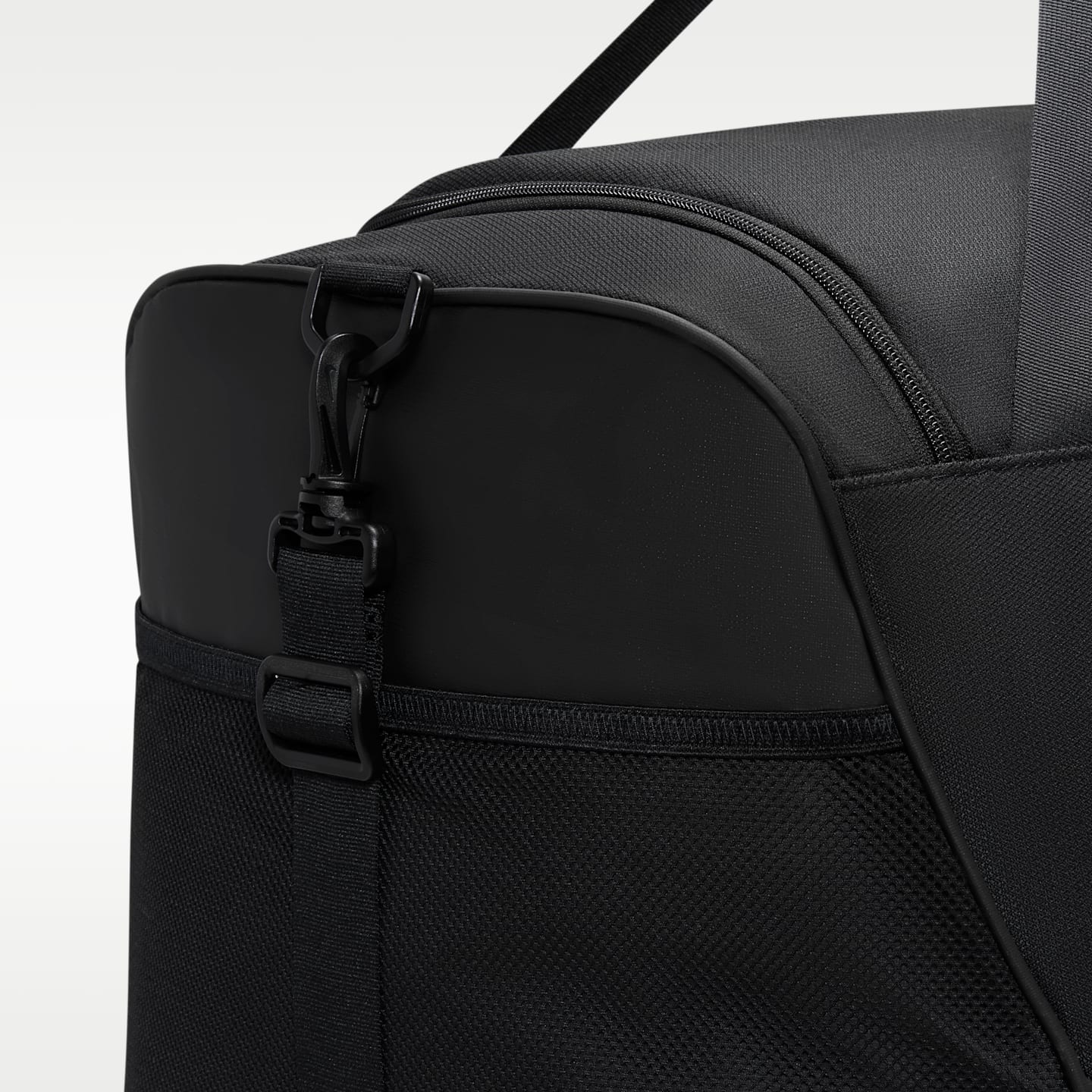 Мужская сумка Nike Academy Soccer Duffel (Large, 95L), цвет: Чёрный / Белый — фото 7