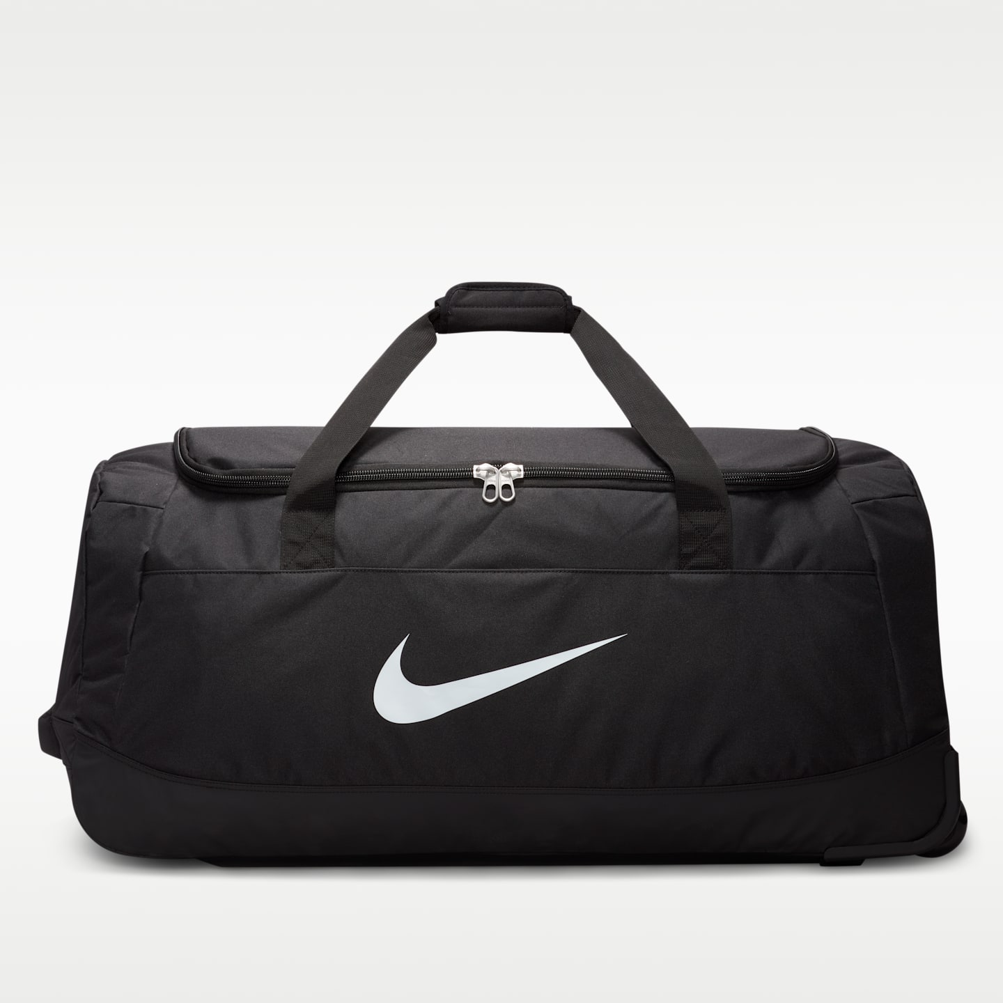 Командная сумка на колёсах Nike Club, 120 л, цвет: Чёрный / Белый — фото 2