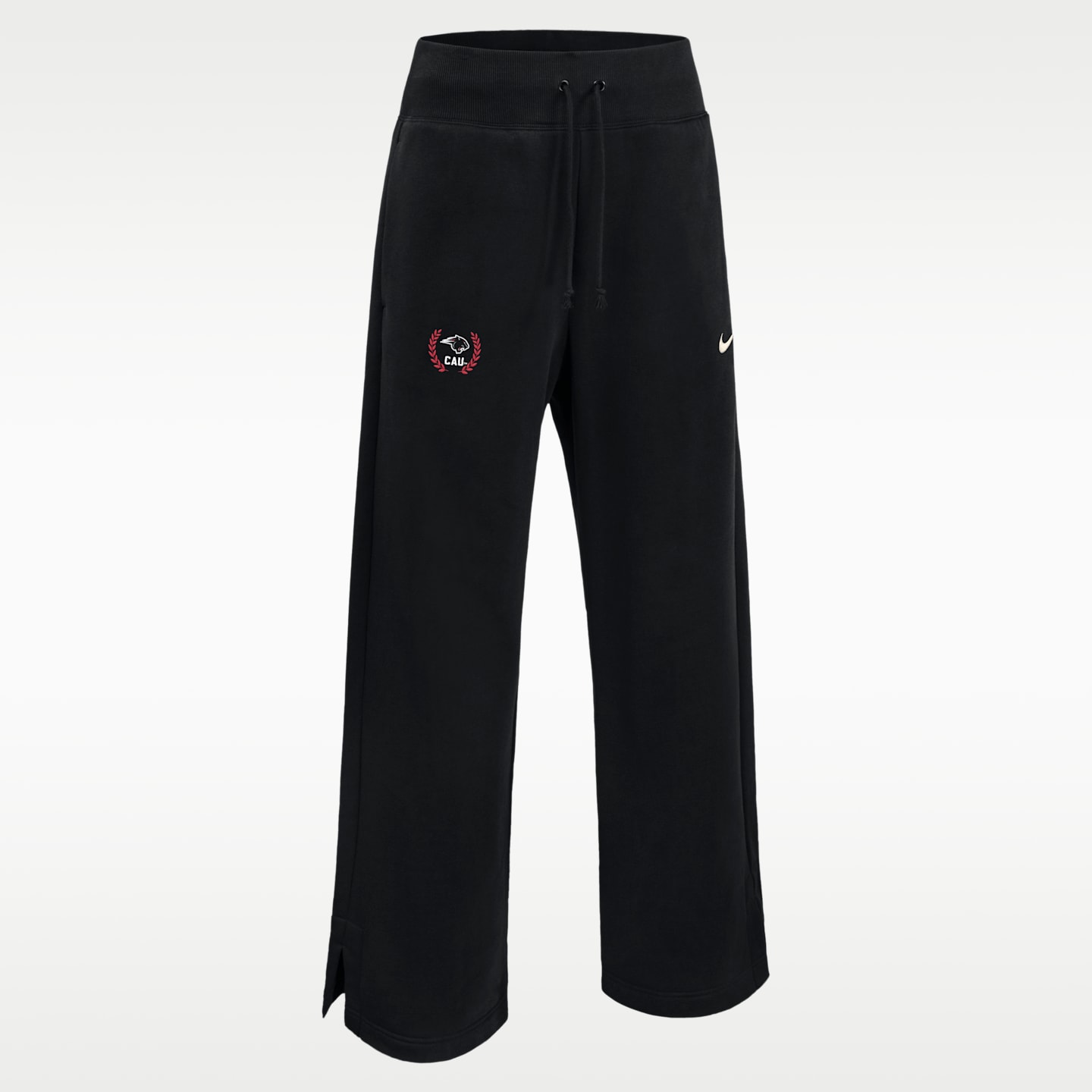 Женские флисовые брюки Nike Phoenix College Clark Atlanta University, цвет: Чёрный — фото 1