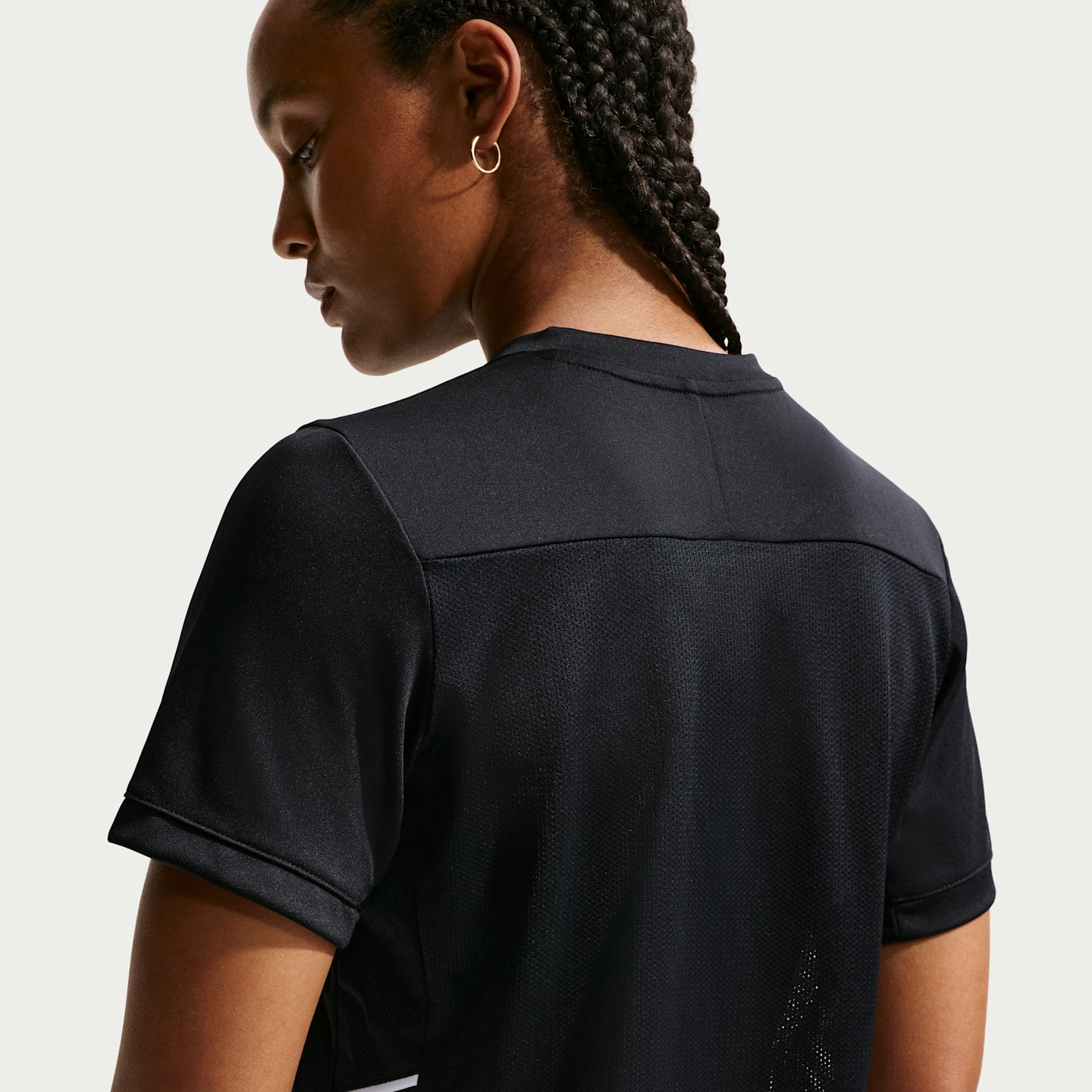 Женский топ Nike Academy Dri-FIT Soccer Top, цвет: Чёрный / Белый — фото 2