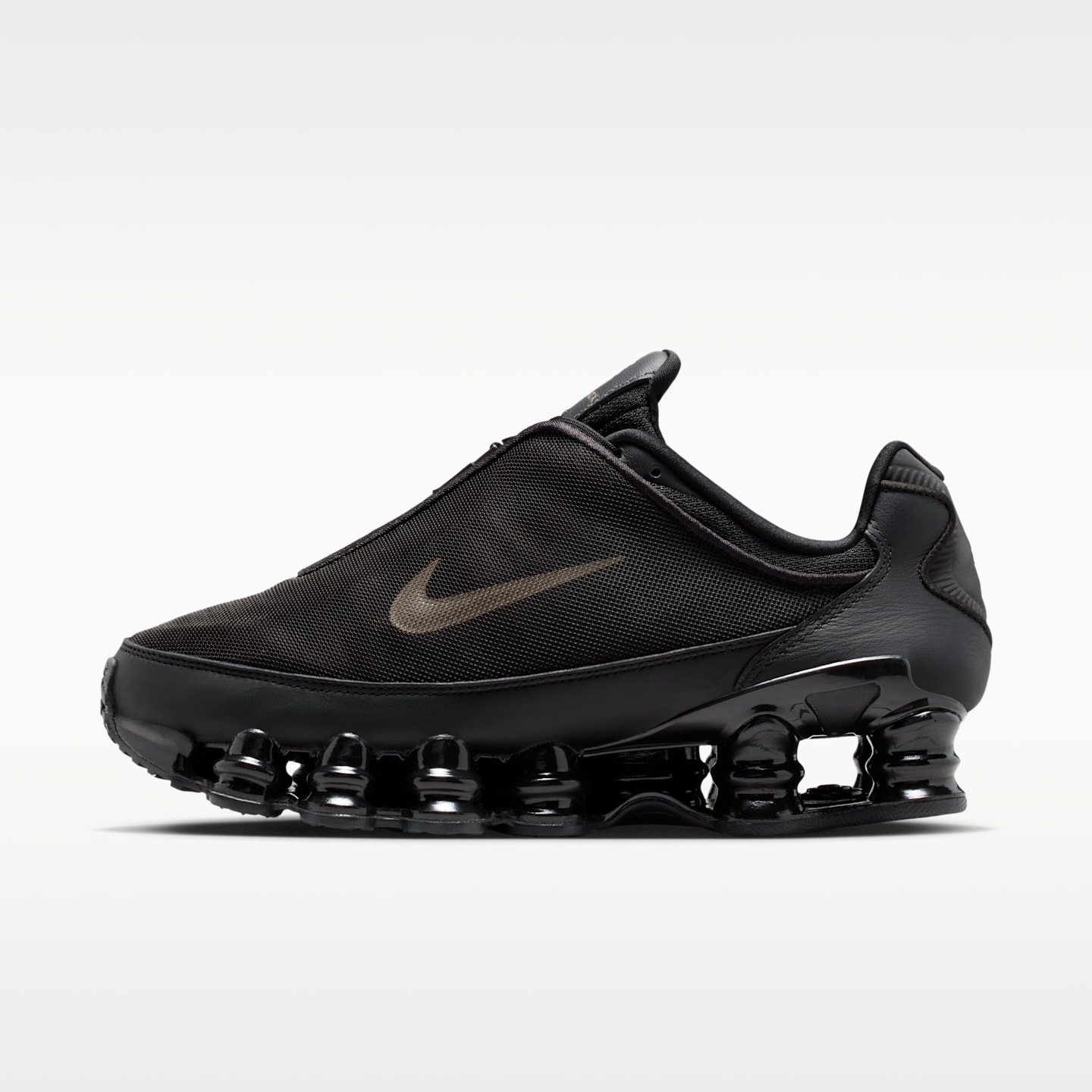 Женские кроссовки Nike Shox TL, цвет: Чёрный / Серо-бежевый — фото 1
