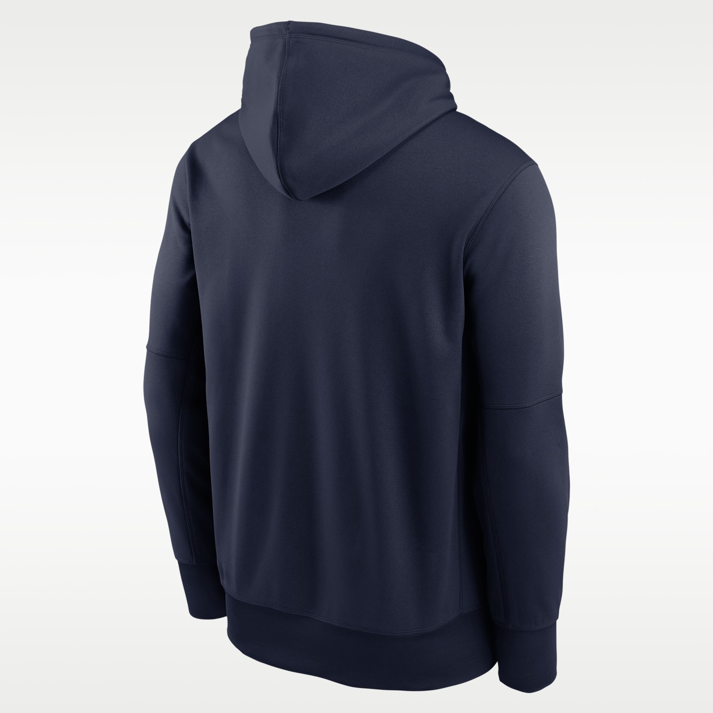 Мужское худи Nike Auburn Team Stacked Therma College, цвет: Тёмно-синий — фото 2