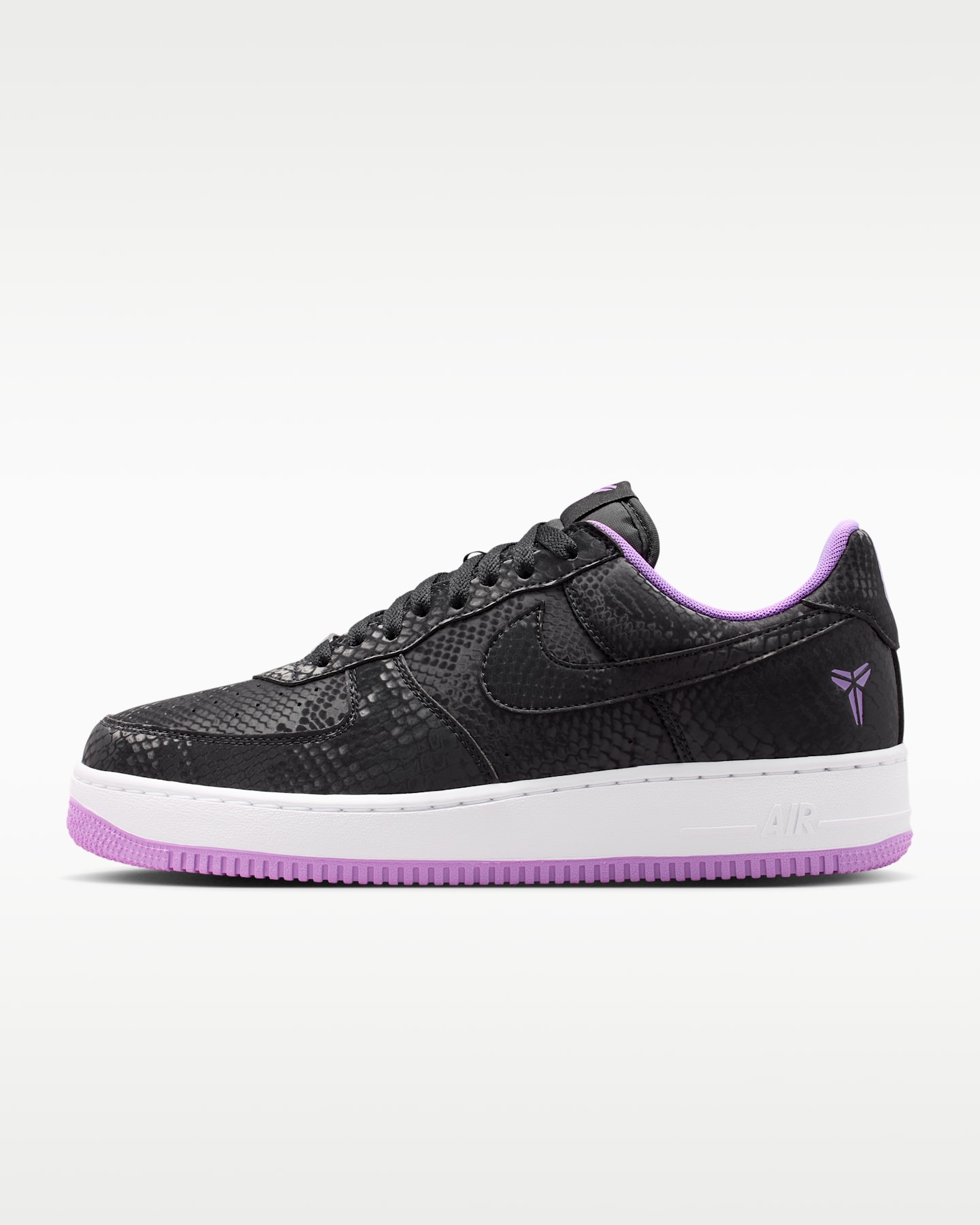 Детские кроссовки Nike Air Force 1 Low Big Kids' Shoes, цвет: Чёрный / Белый — фото 12