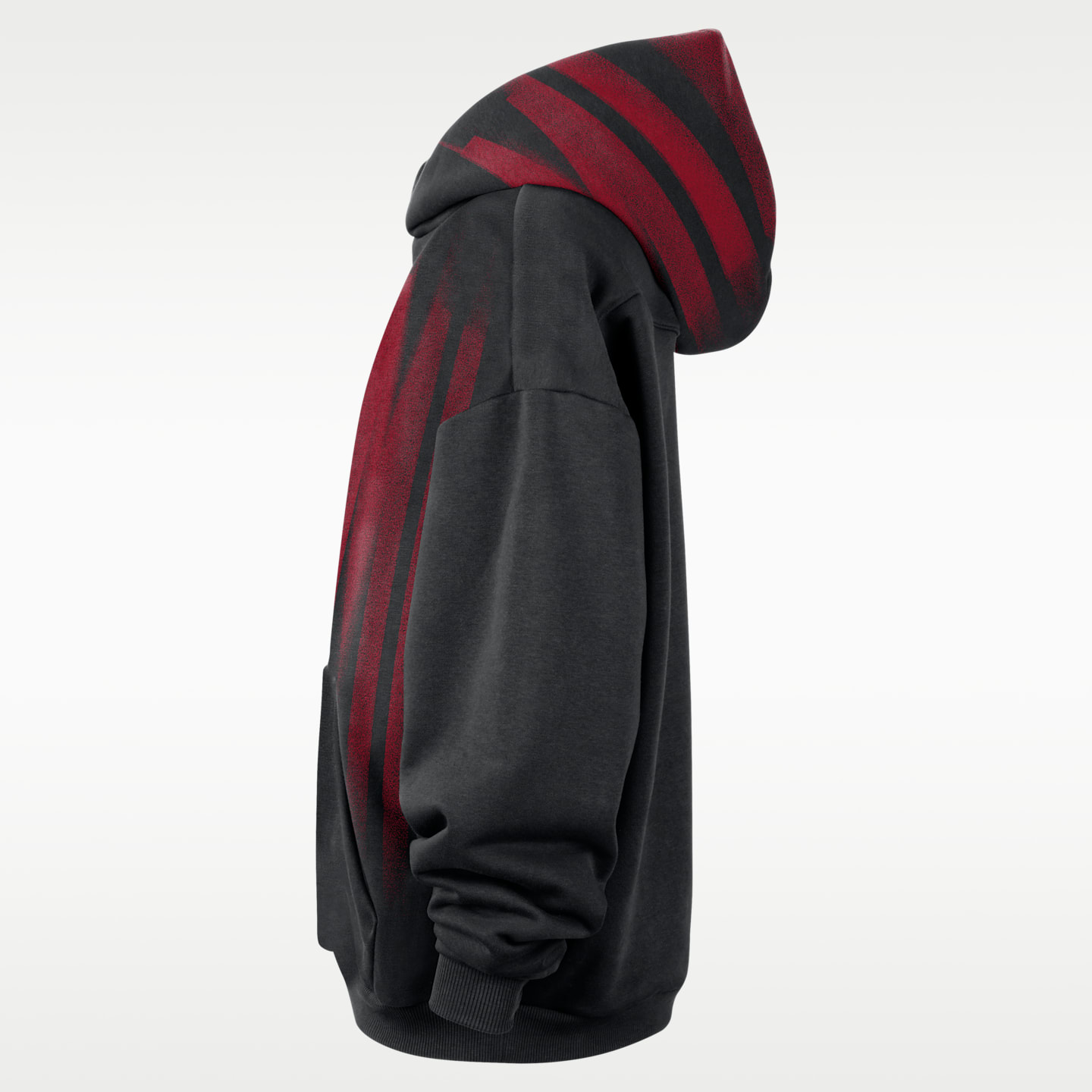 Мужское худи Nike Miami Heat Standard Issue Therma-FIT Fleece Basketball, цвет: Чёрный / Белый — фото 3
