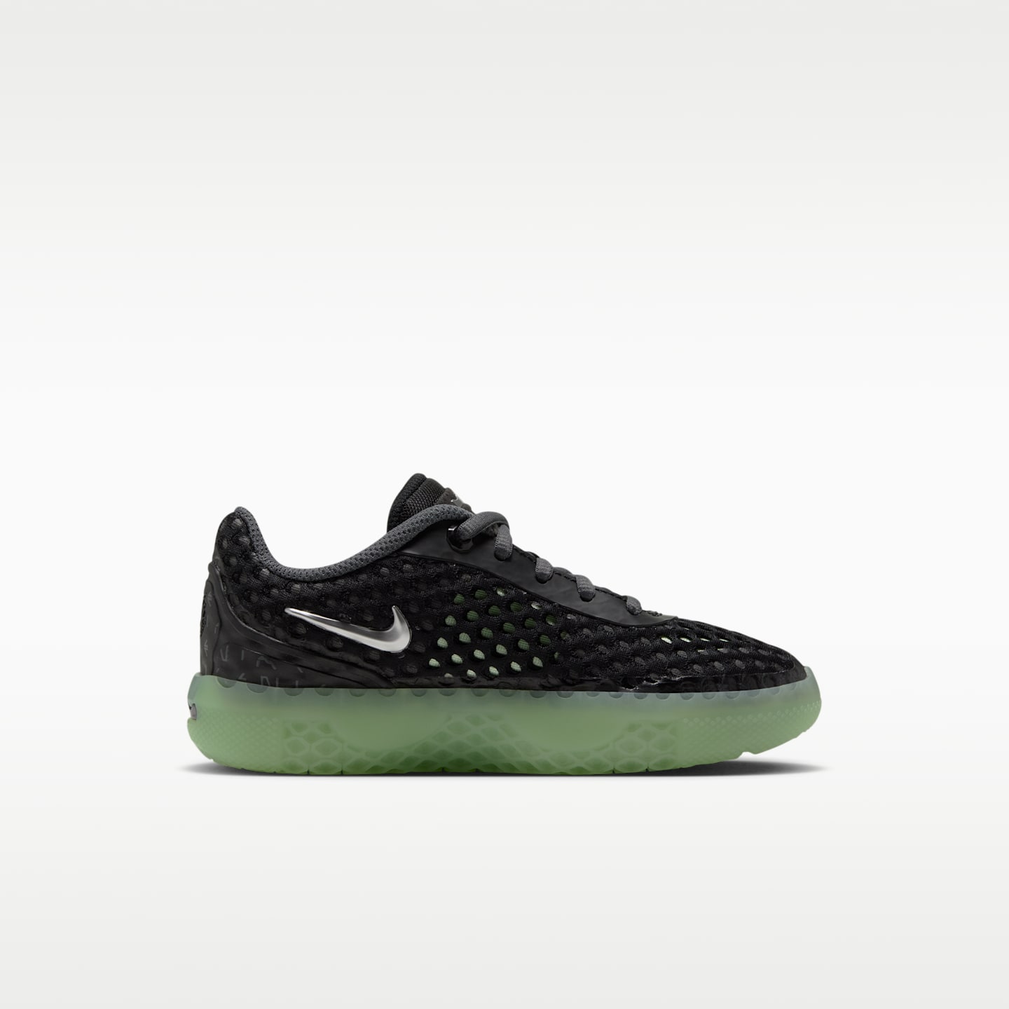 Детские баскетбольные кроссовки Nike LeBron Witness X для малышей, цвет: Чёрный / Кислотно-жёлтый — фото 3