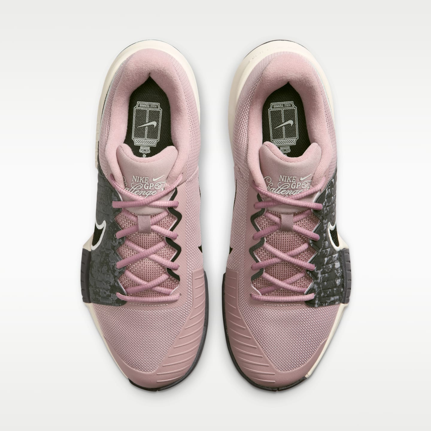 Мужские кроссовки Nike GP Challenge Pro PRM Hard Court Tennis Shoes, цвет: Фиолетовый / Зелёный — фото 4