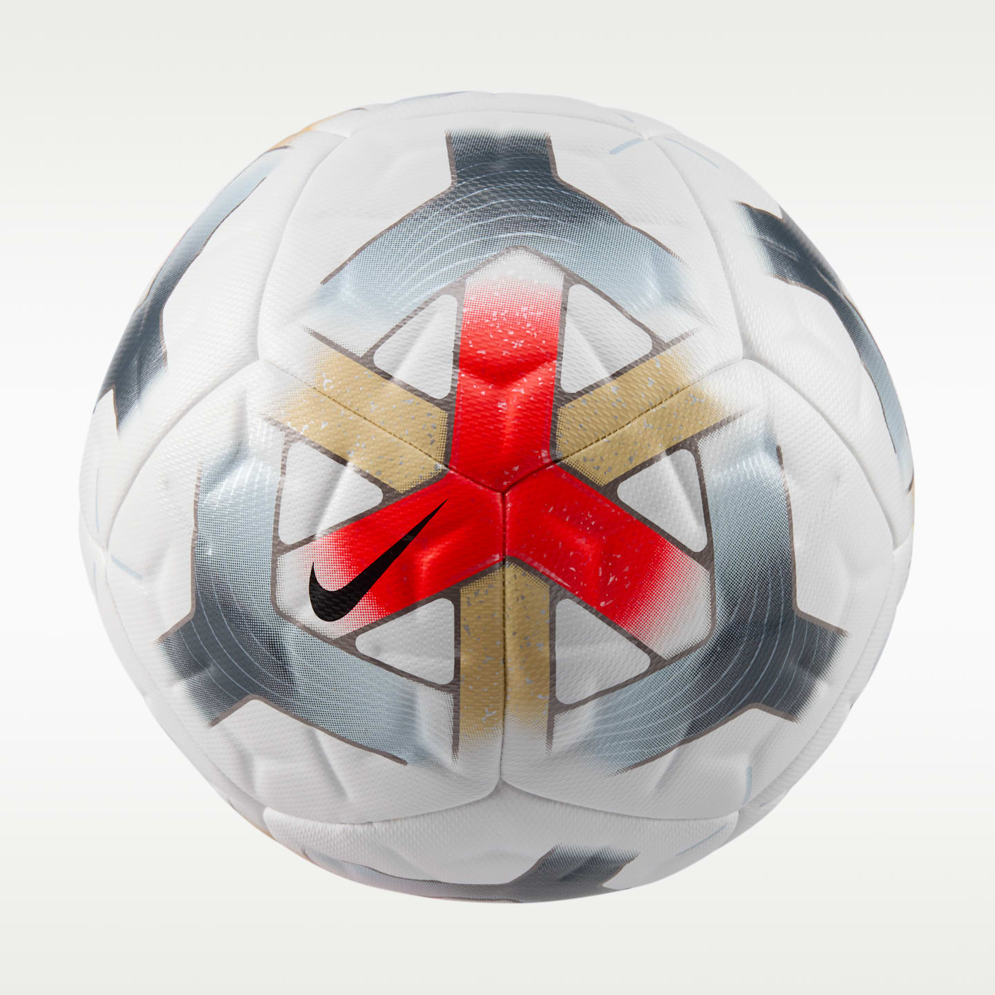 Мяч Nike Academy Plus Soccer Ball, цвет: Белый / Яркий малиновый, вариант 1 — фото 1