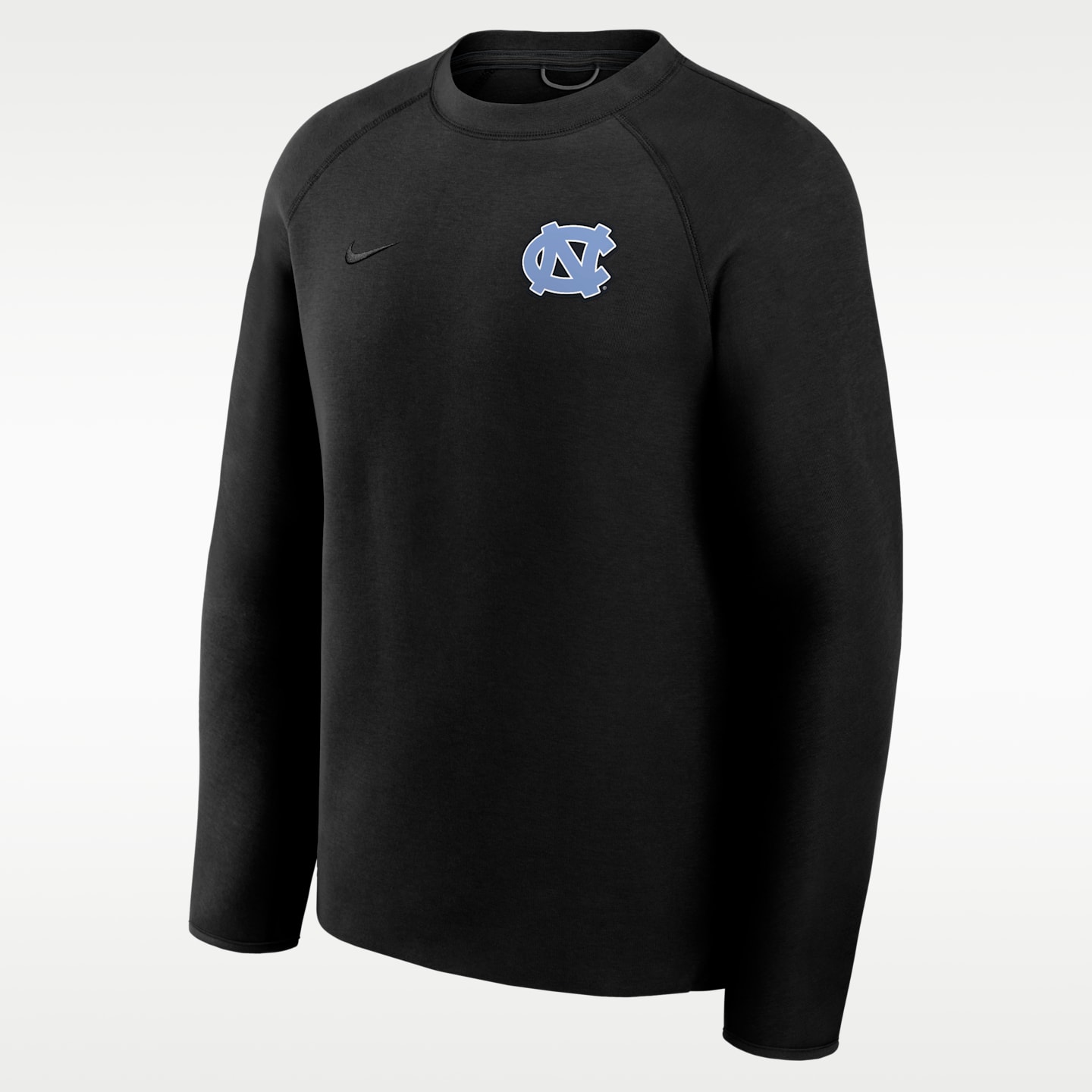 Мужской флисовый свитшот Nike North Carolina Tech Fleece, цвет: Чёрный — фото 1