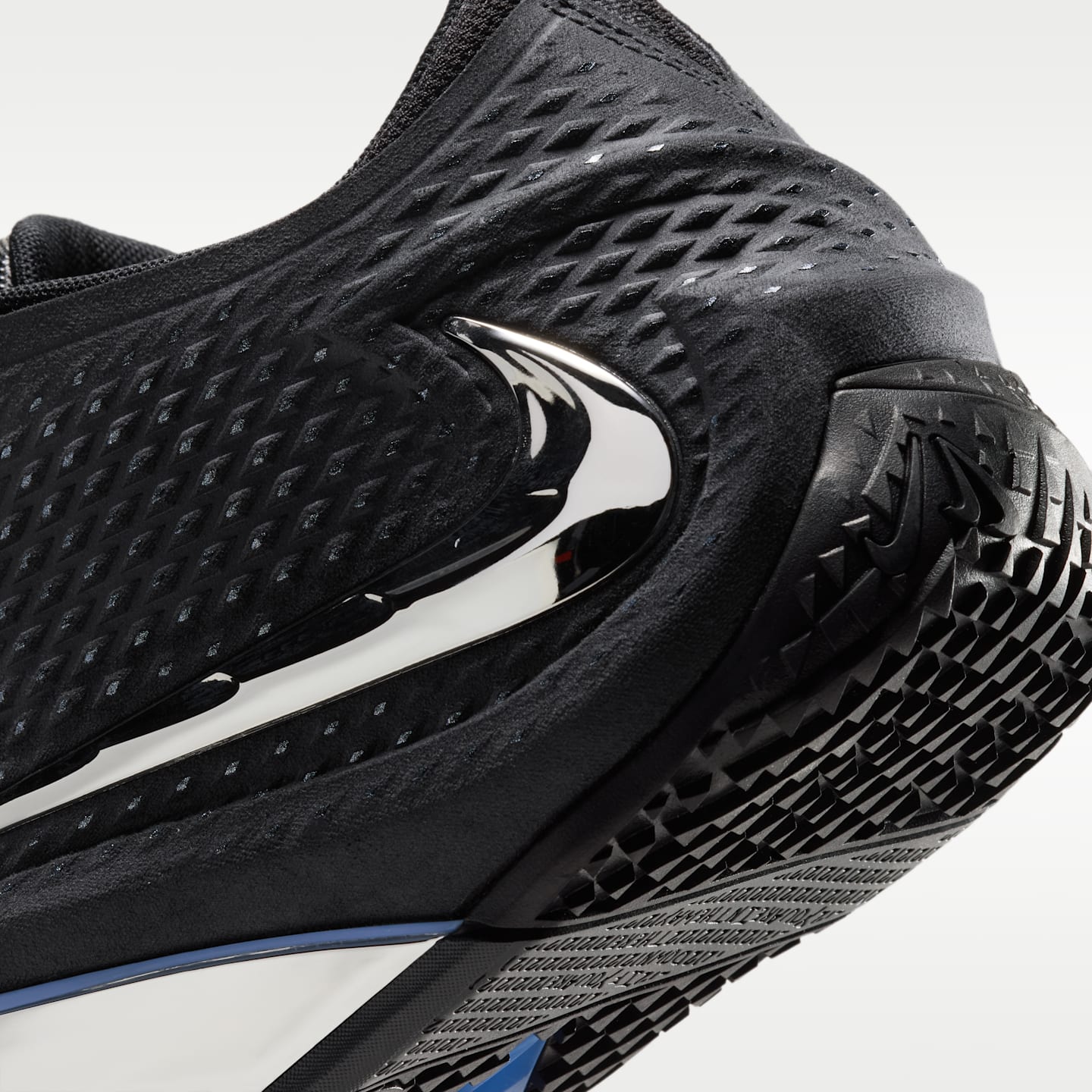 Детские кроссовки Nike Ja 4 "Nightmare" Big Kids' Basketball, цвет: Чёрный / Кобальтовый, вариант 1 — фото 8