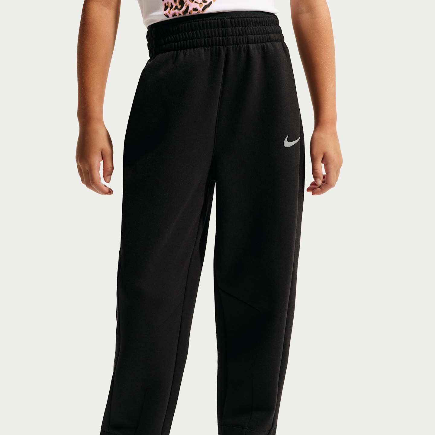 Детский комплект Nike Luxe Perform из 2 предметов с худи на молнии, цвет: Чёрный — фото 4