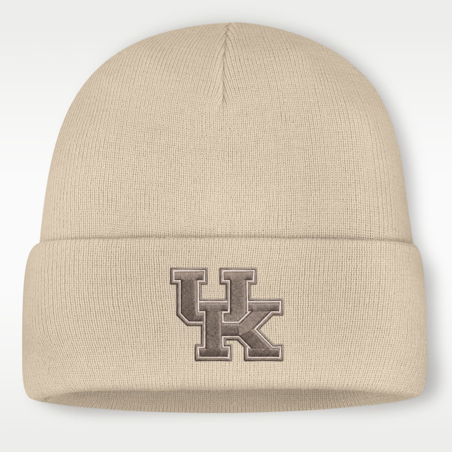 Мужская шапка-бини Nike College Kentucky с отворотом, цвет: Натуральный