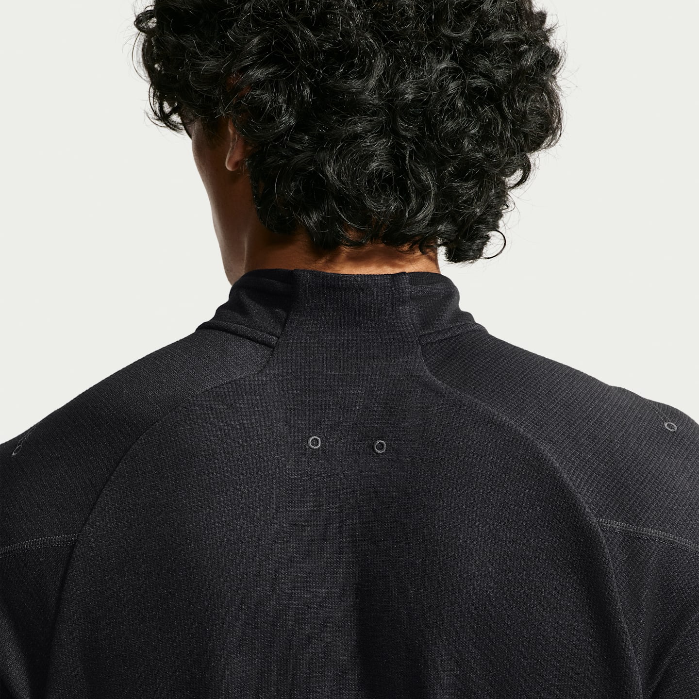 Мужские кроссовки NikeLab Running Wool-Blend Mid Layer, цвет: Чёрный / Антрацитовый — фото 2