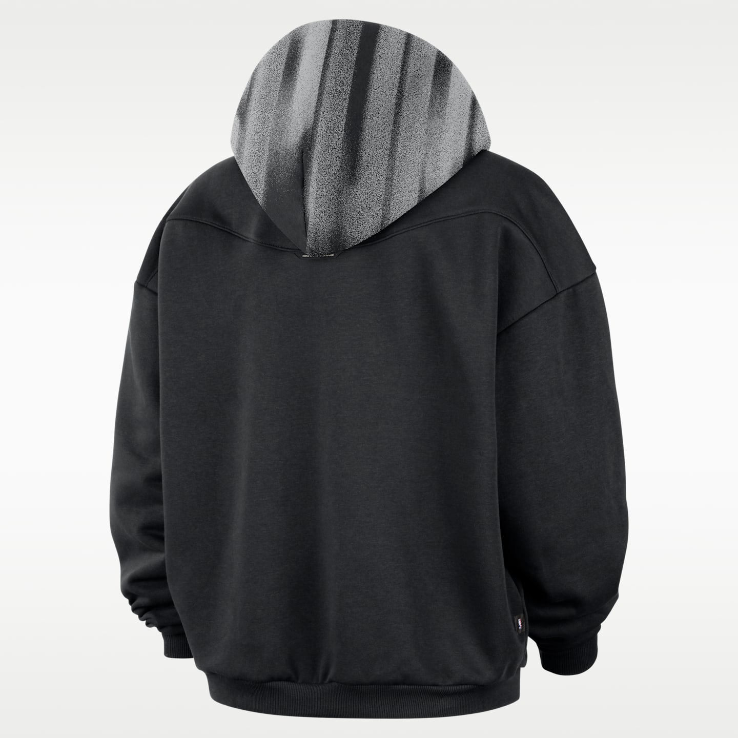Мужское худи Nike San Antonio Spurs Standard Issue Fleece Basketball, цвет: Чёрный / Белый — фото 2