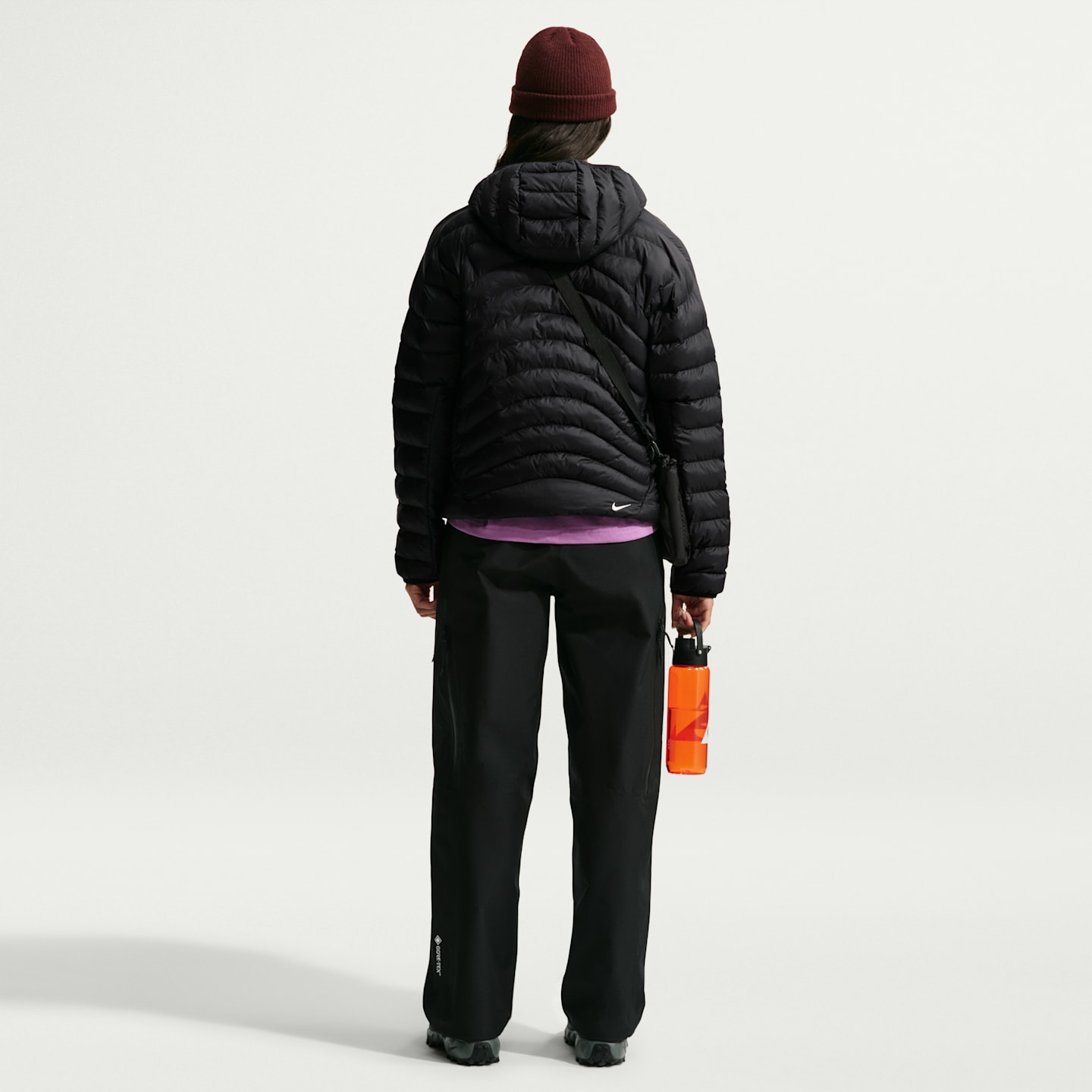 Женская куртка с капюшоном Nike ACG Lava Flow Therma-FIT ADV, цвет: Чёрный / Снежный белый — фото 5
