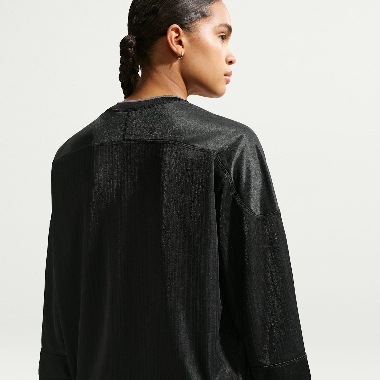 Женский топ Nike Sportswear Oversized Jersey Tunic, цвет: Чёрный — фото 2