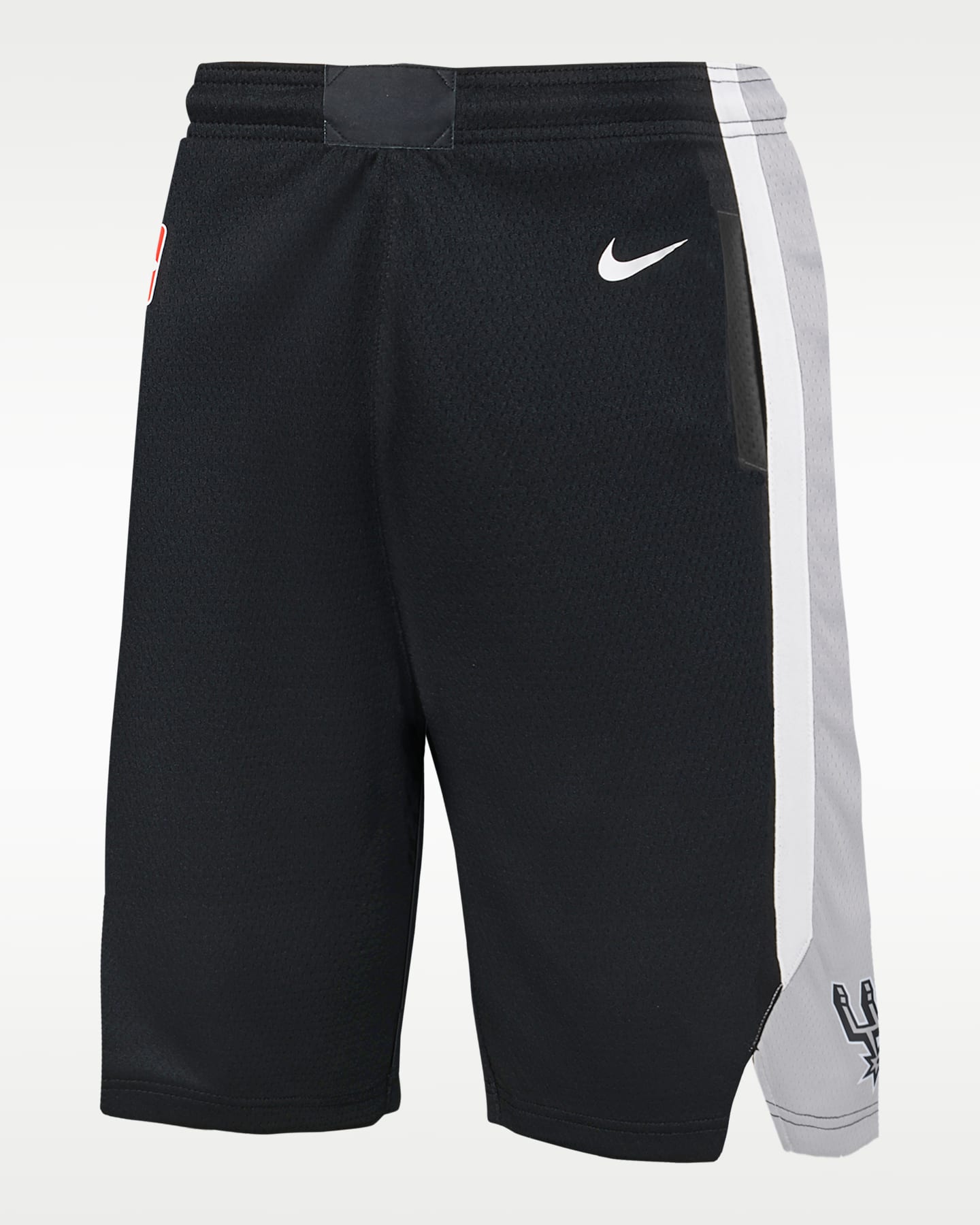 Детские баскетбольные шорты Nike San Antonio Spurs Swingman Icon Edition Dri-FIT Replica, цвет: Чёрный — фото 3