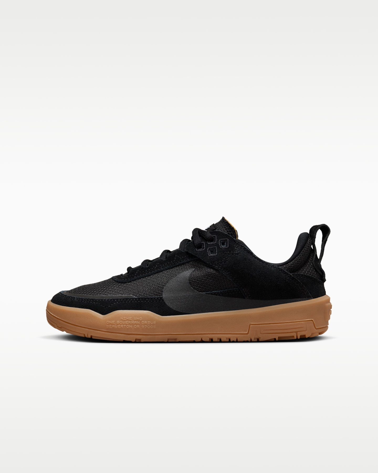 Детские кроссовки для скейтбординга Nike SB Day One, цвет: Чёрный / Карамельный коричневый — фото 9