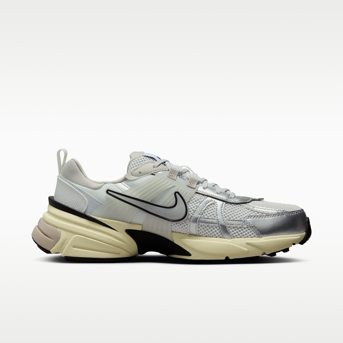 Мужские кроссовки Nike V2K Run, цвет: Снежный белый / Платиновый — фото 4