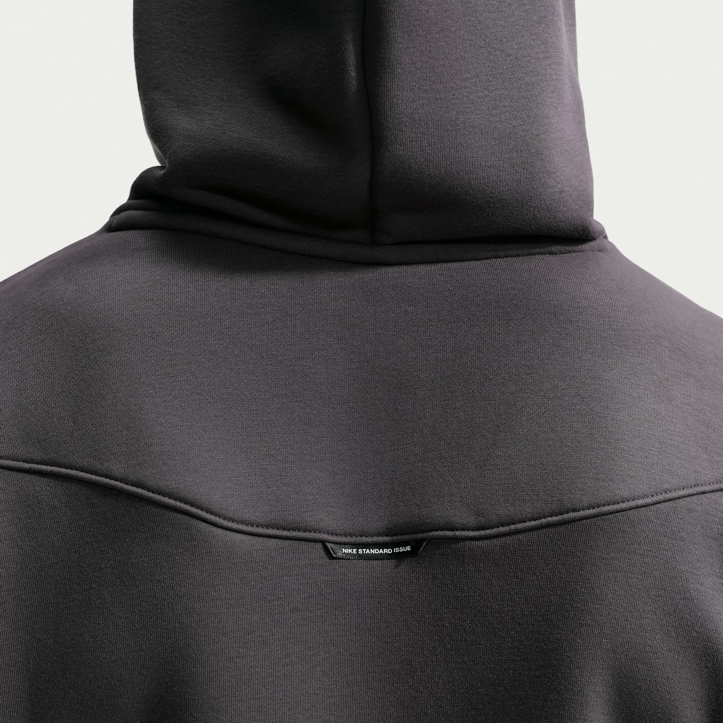 Мужское баскетбольное худи-пуловер Nike Standard Issue с начёсом, цвет: Антрацитовый / Белый — фото 6