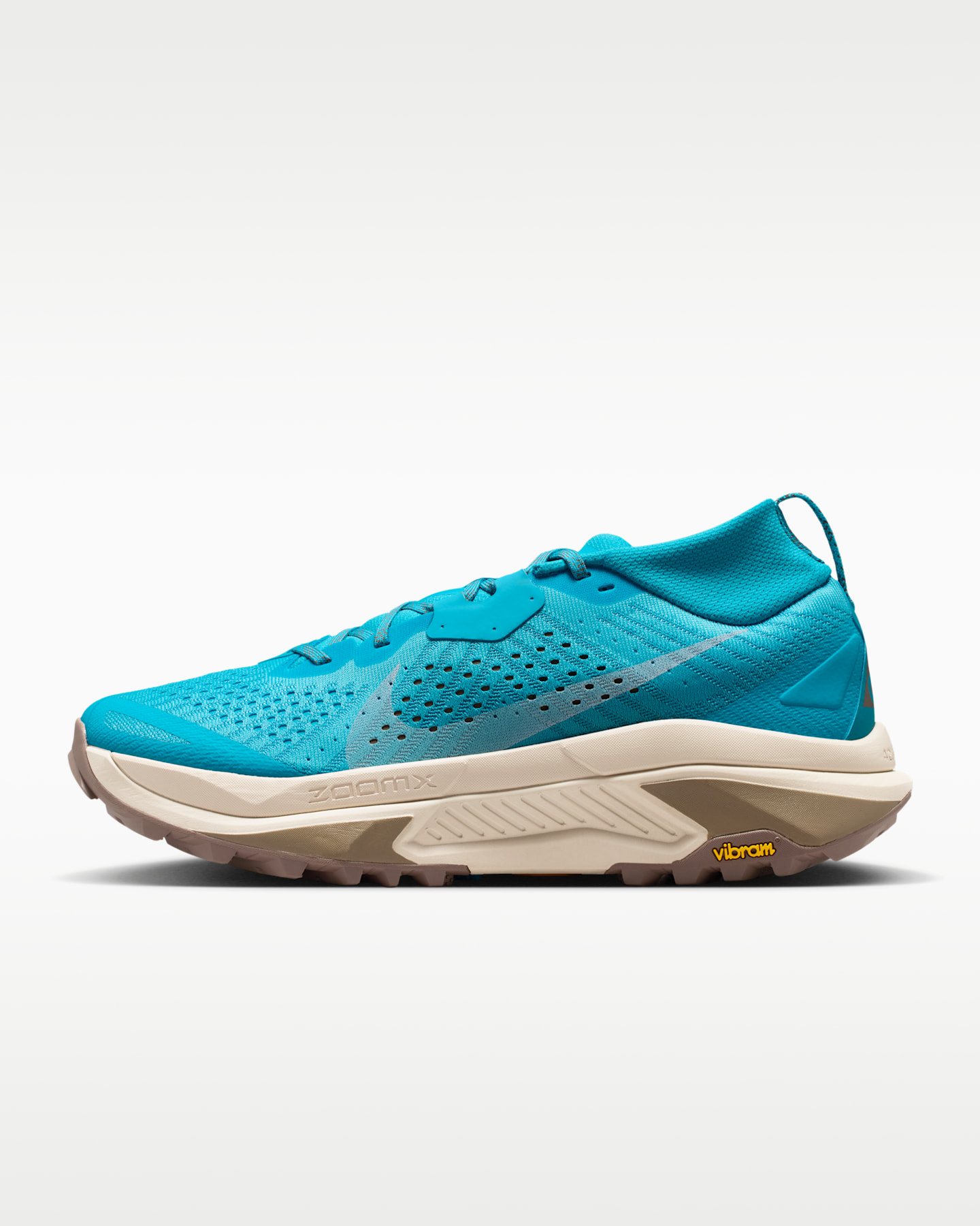 Мужские трейловые кроссовки Nike ACG Zegama Trail, цвет: Синий / Светлый коричневый — фото 9