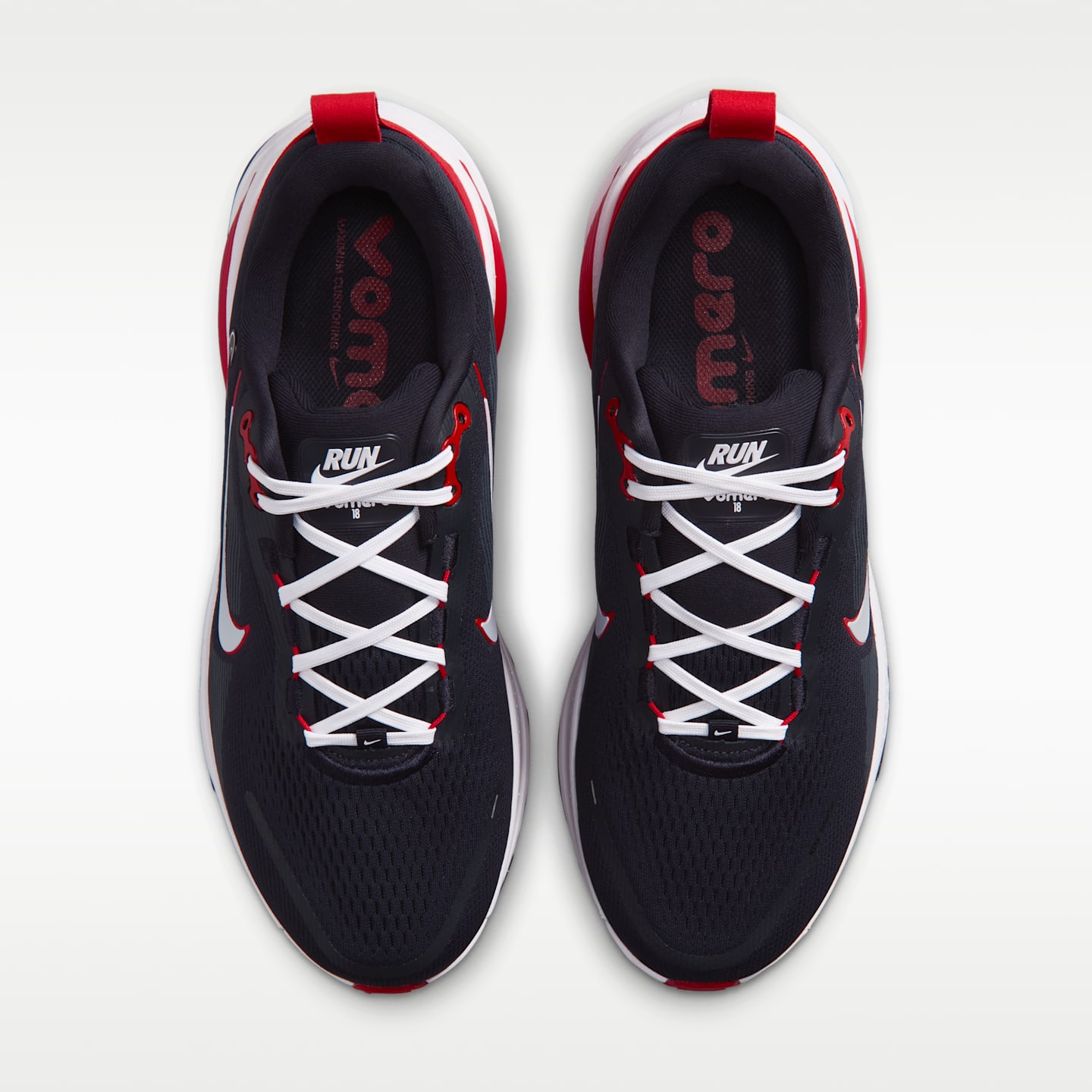 Мужские кроссовки Nike Vomero 18 (Houston Texans) NFL Road Running, цвет: Синий / Красный — фото 4