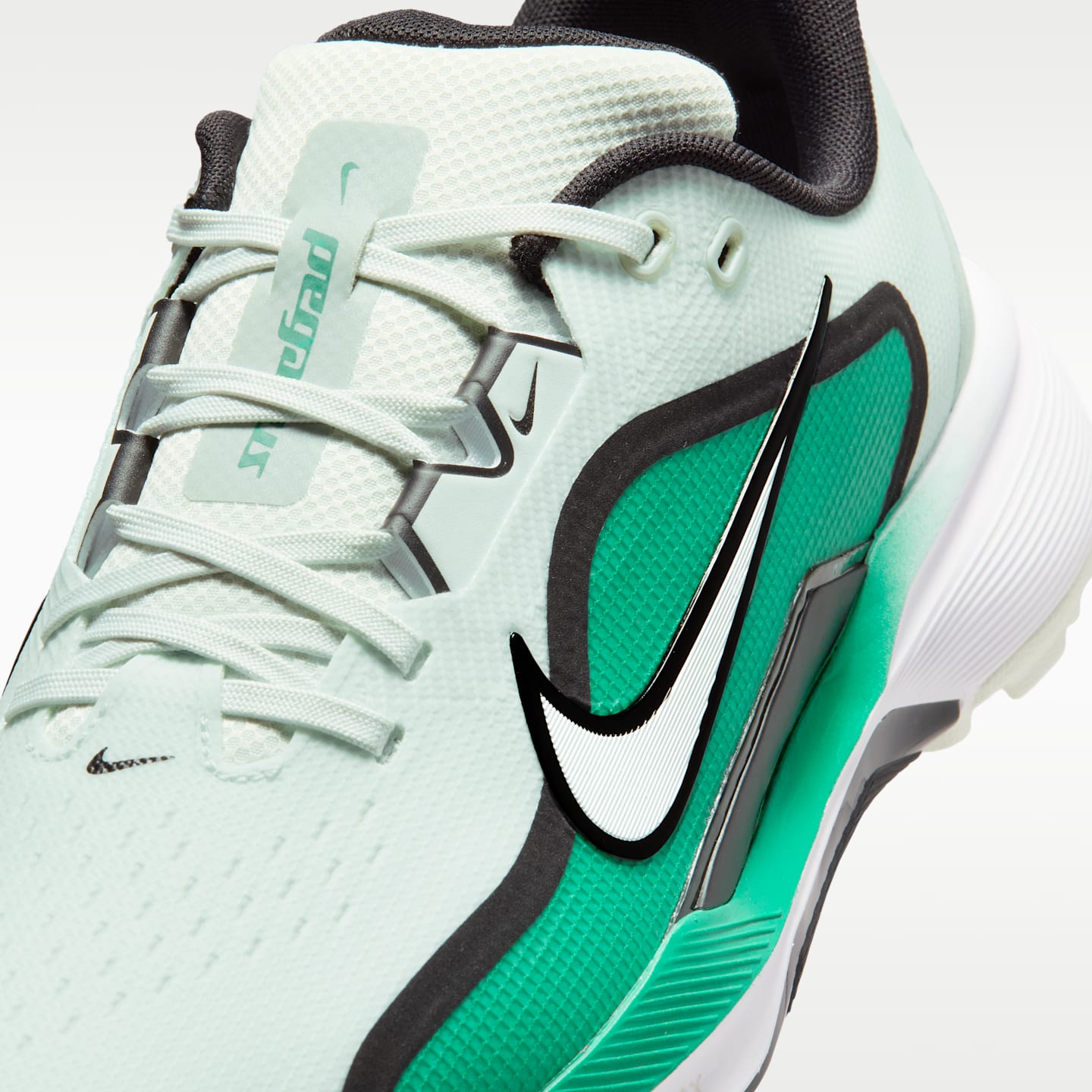 Кроссовки для гольфа Nike Pegasus 1 G, цвет: Зелёный / Белый — фото 8